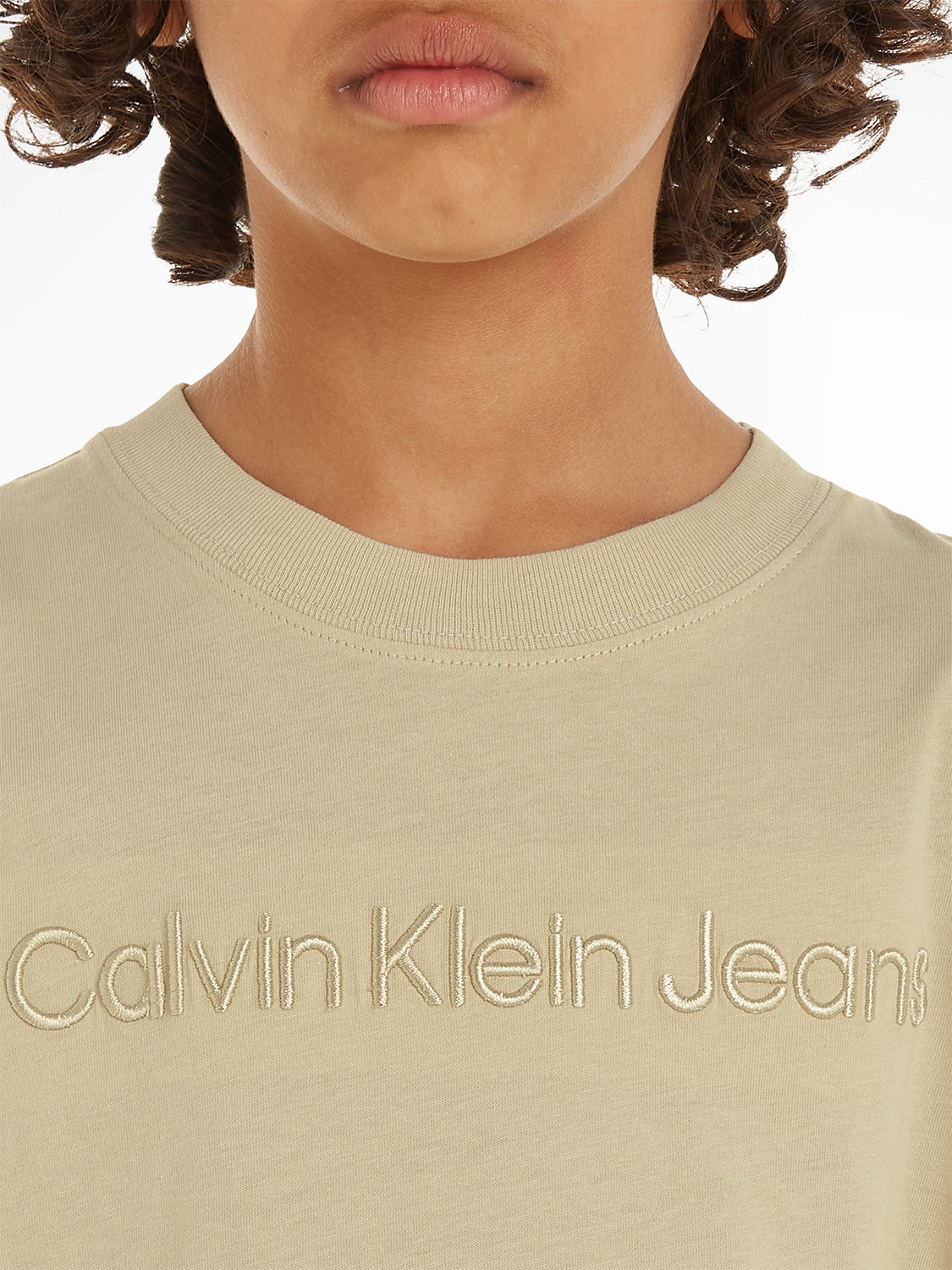 Calvin Klein Kids t-shirt Beige in Beige 6907841239-8.jpg | NICKIS.com