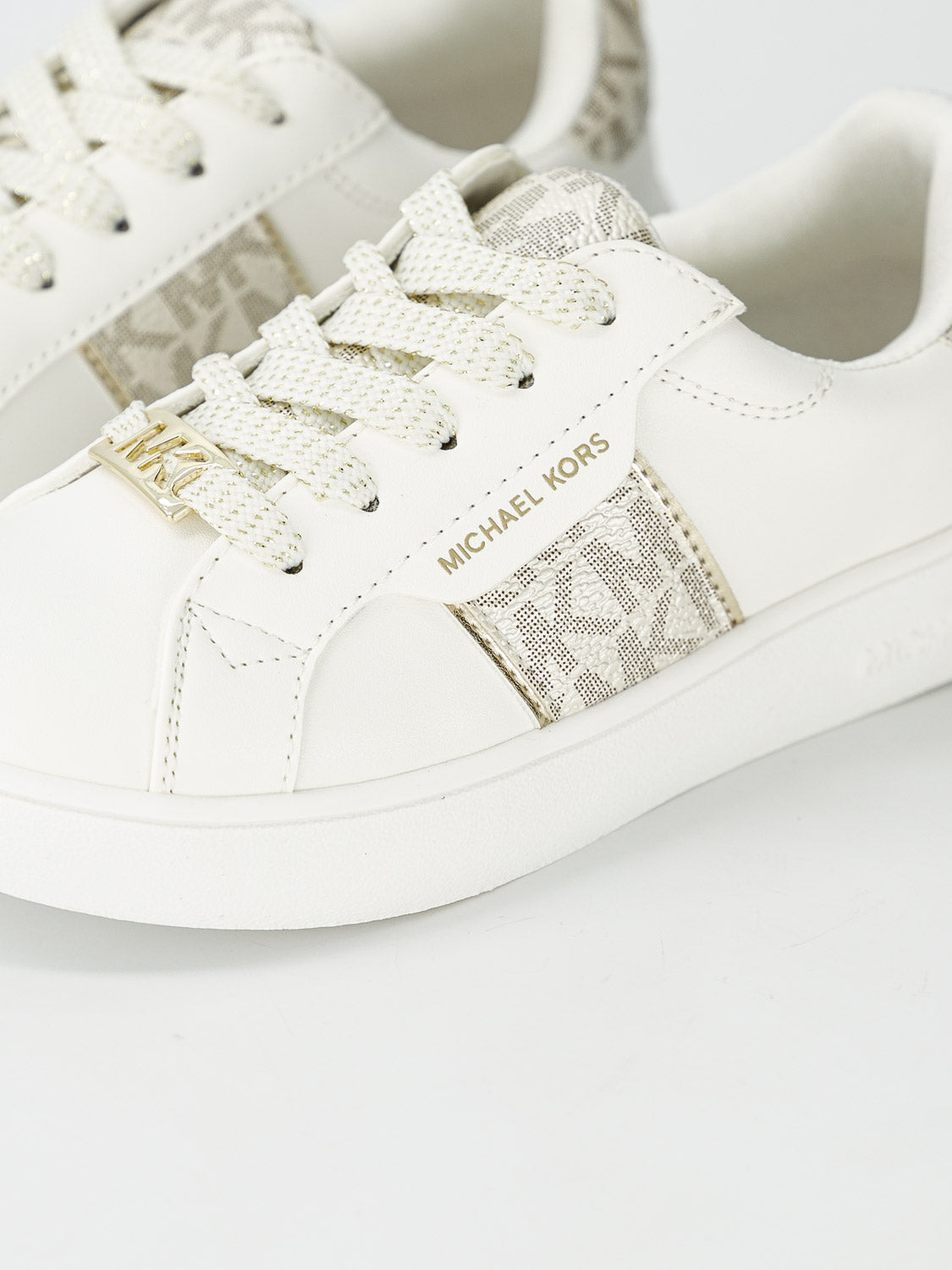 Michael Kors Kids sneakers Jem Maxine White in White 6907930851-7.jpg | NICKIS.com