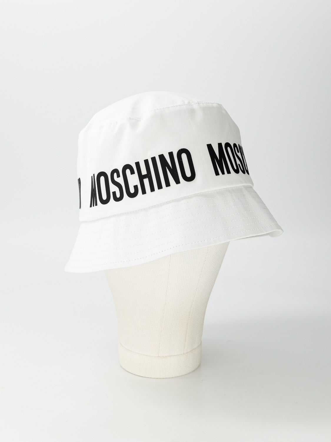 Moschino Kids hat White in White 6907984418-3.jpg | NICKIS.com