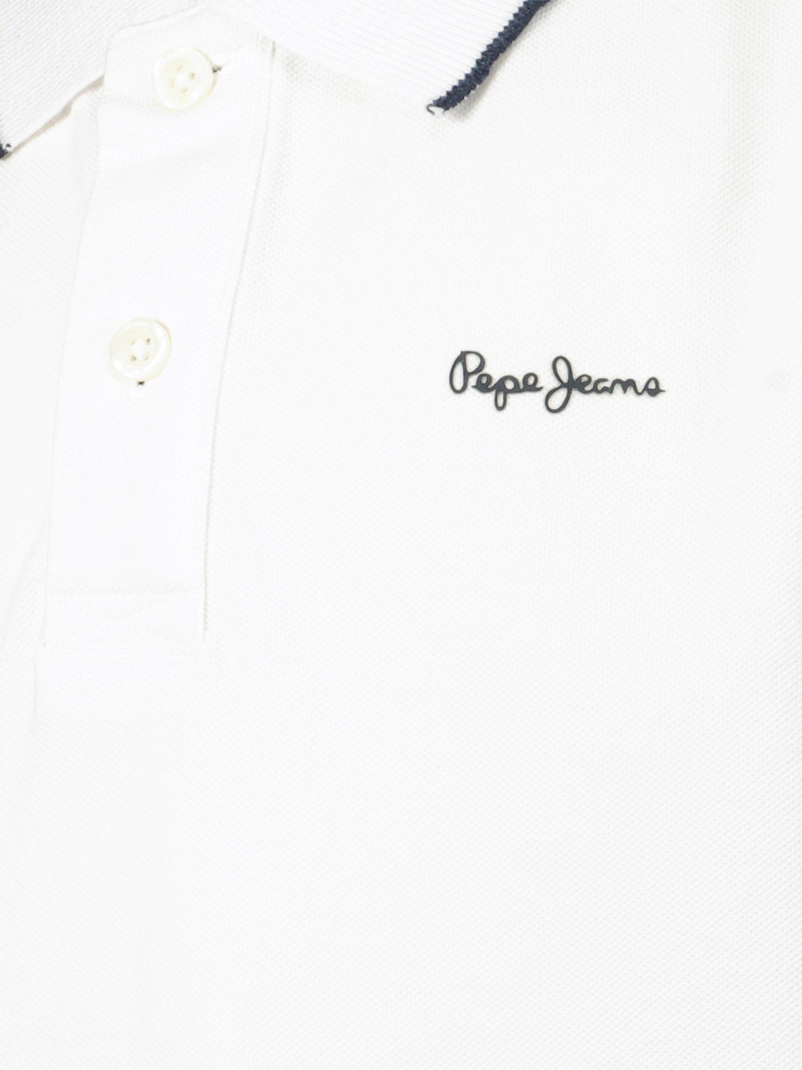 Pepe Jeans Kids Polo Shirt White in White 6908001942-7.jpg | NICKIS.com