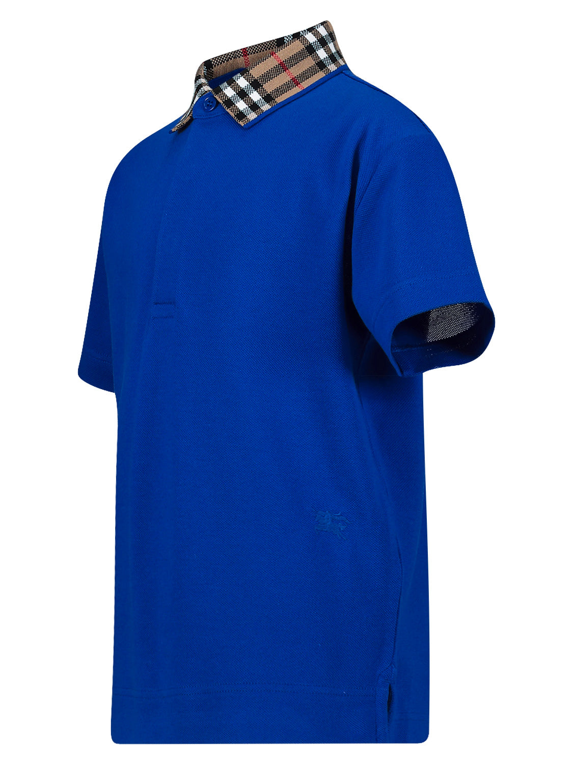 Burberry Kids Polo Shirt Johane Blue in Blue 6908009974-4.jpg | NICKIS.com