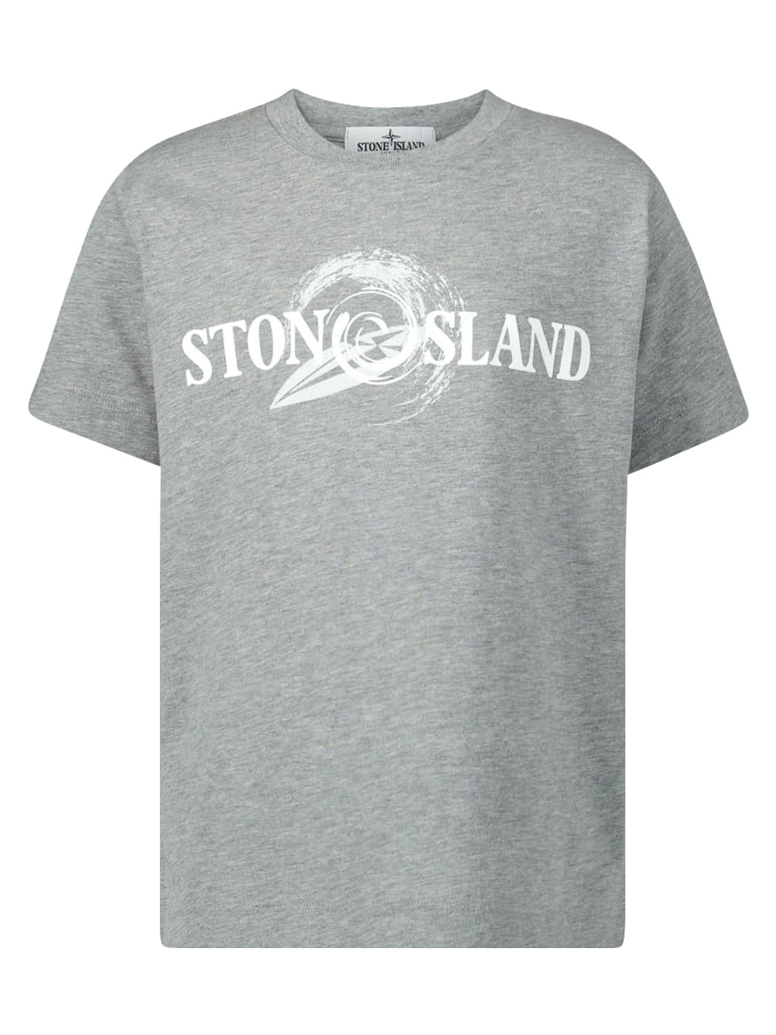 STONE ISLAND JUNIOR Kids t-shirt Grey in Grey 6908015571-1.jpg | NICKIS.com