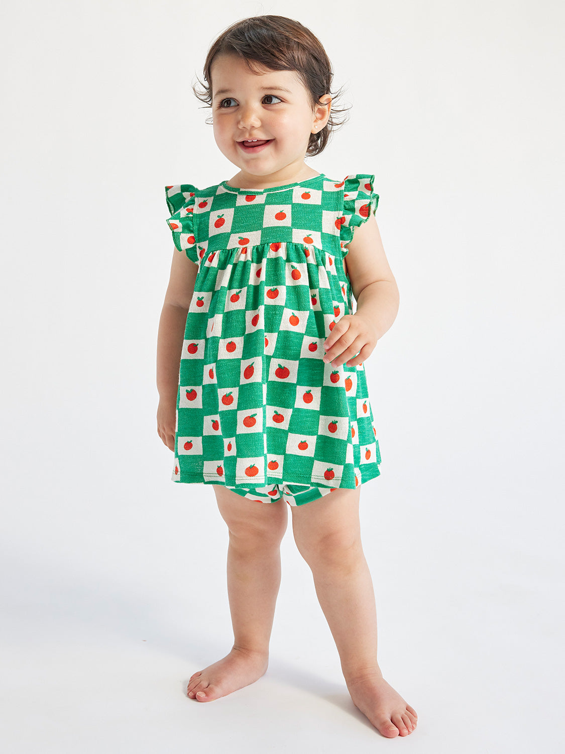 Bobo Choses Kids dress Baby Tomato  in  6908041140-2.jpg | NICKIS.com