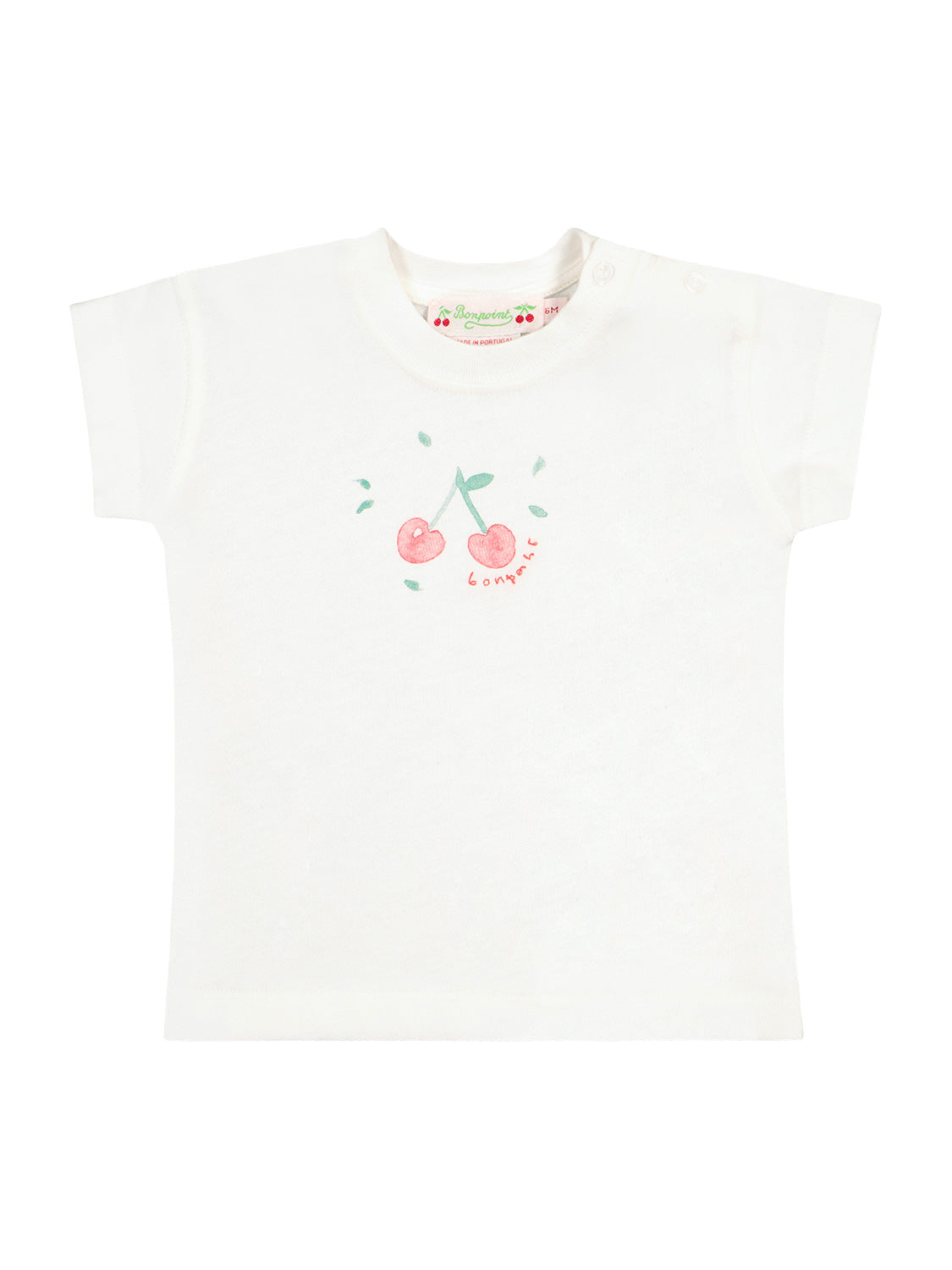 Bonpoint Kids t-shirt Dom White in White 6908104989-1.jpg | NICKIS.com