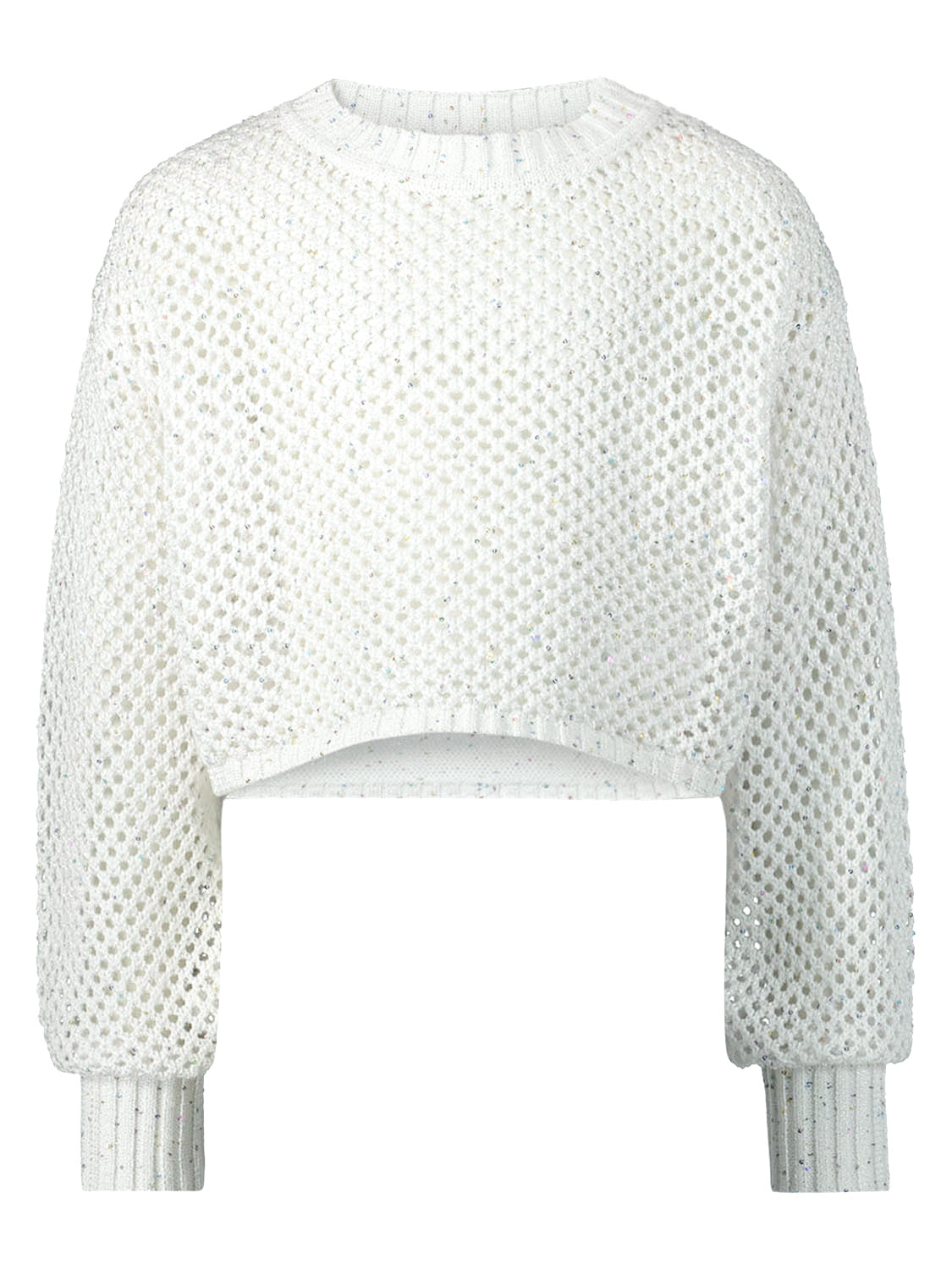 PATRIZIA PEPE GIRL Kids Sweaters White in White 6908171942-1.jpg | NICKIS.com