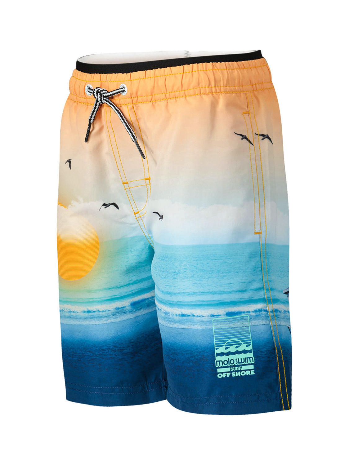 Molo Kids swim shorts Neal Blue in Blue 6908175007-4.jpg | NICKIS.com