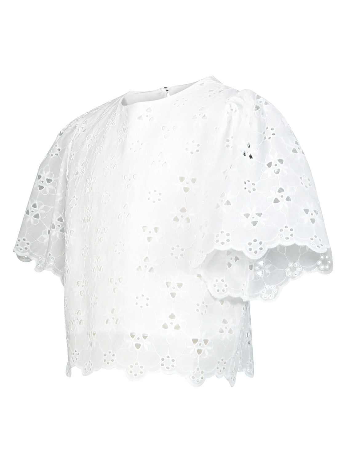 The New Society Kids blouse Abbott White in White 6908195249-4.jpg | NICKIS.com