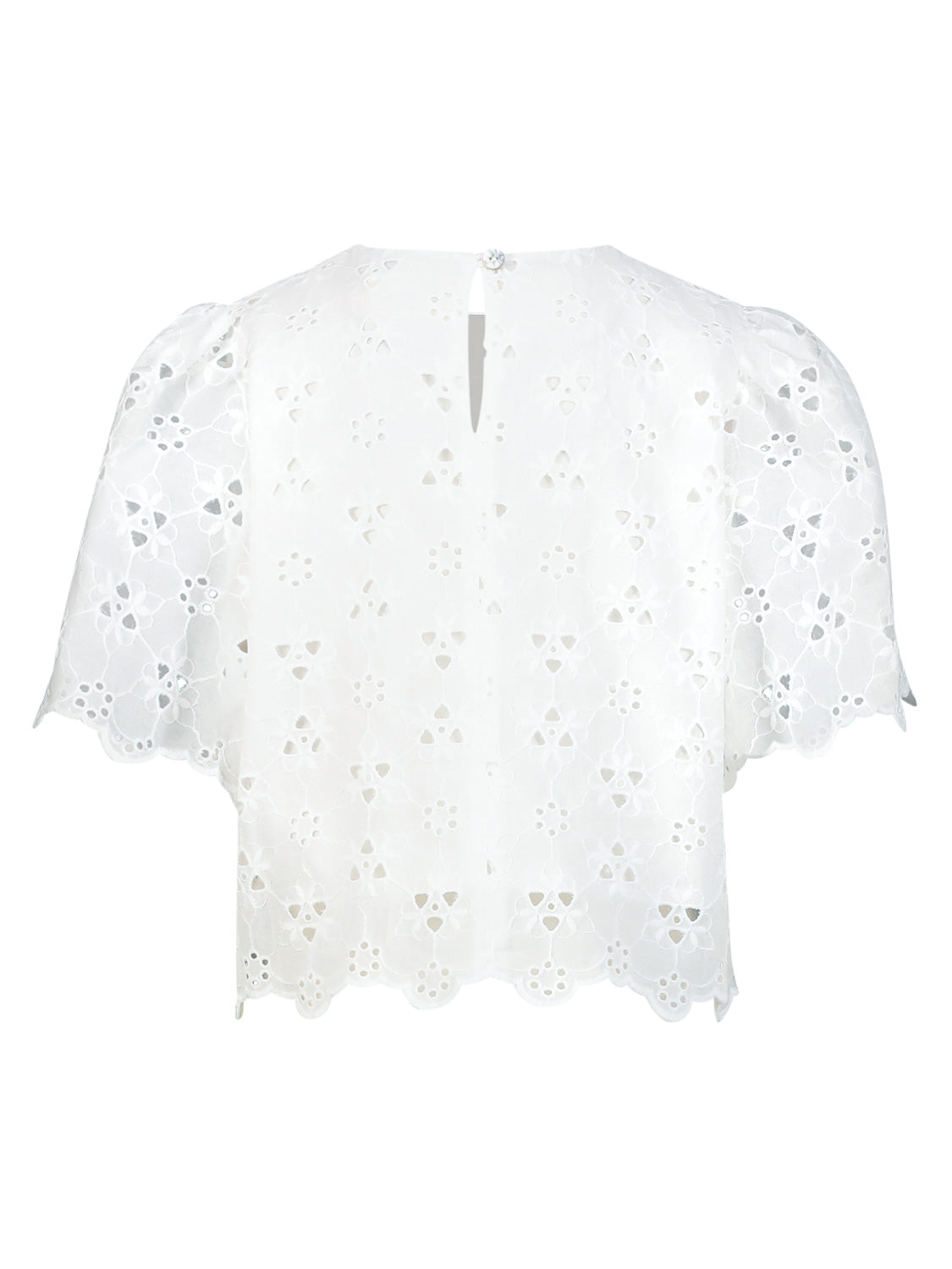 The New Society Kids blouse Abbott White in White 6908195249-5.jpg | NICKIS.com