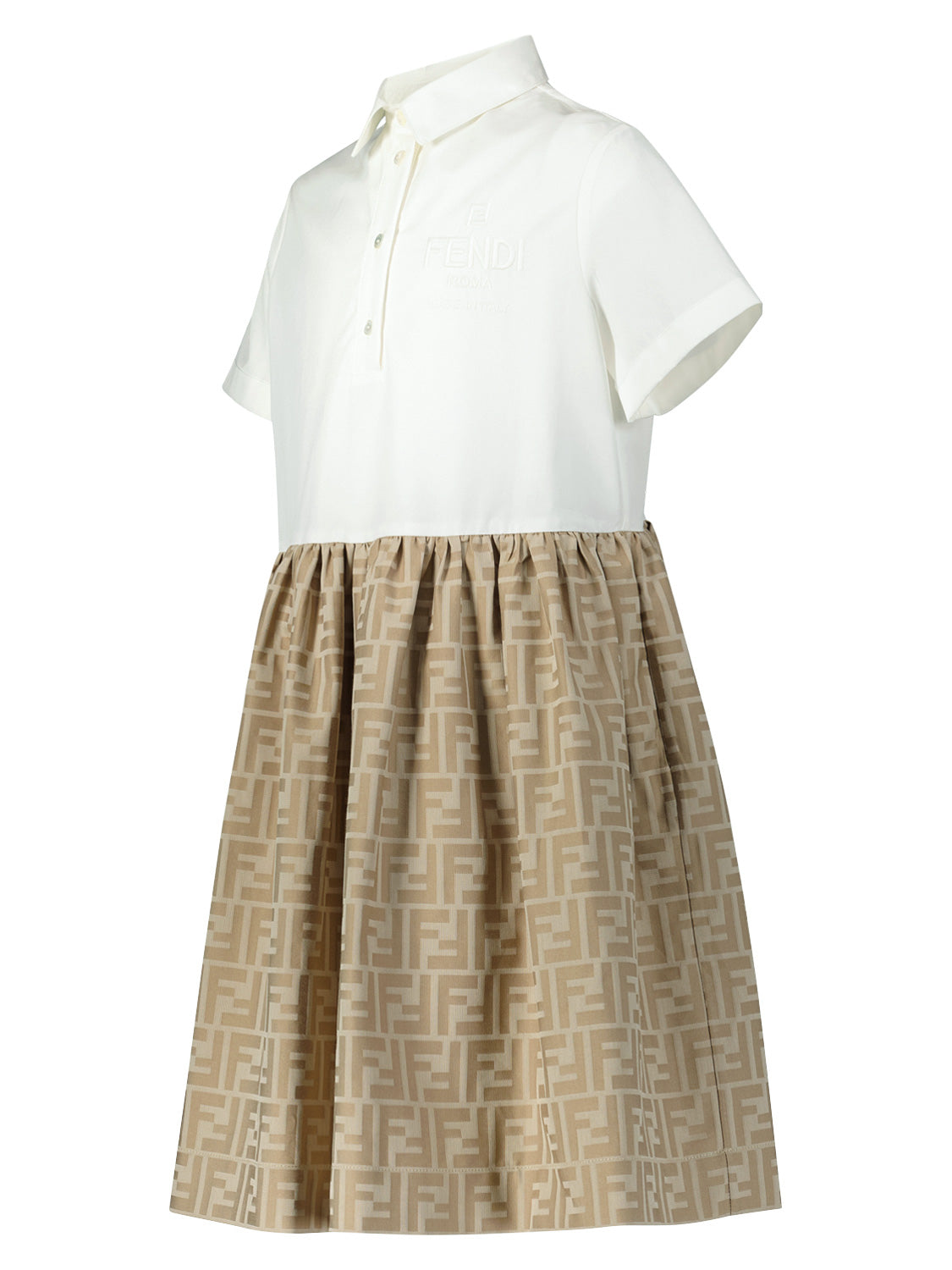 Fendi Kids dress Brown in Brown 6908207217-5.jpg | NICKIS.com