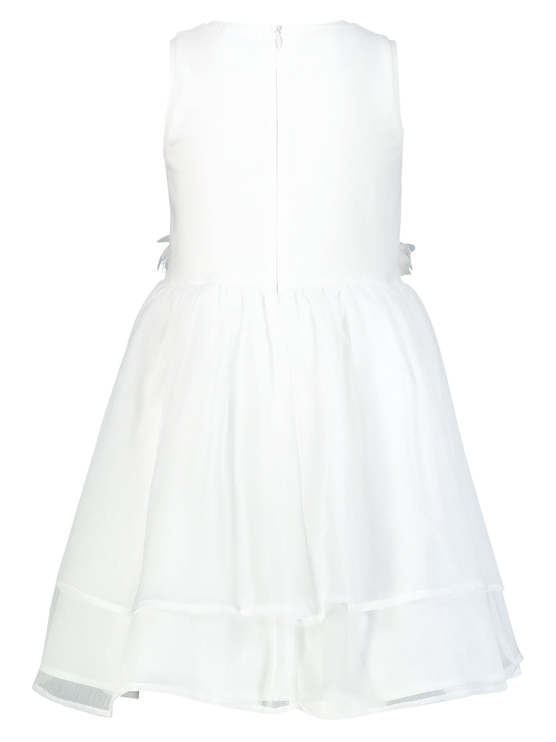 Mayoral Kids dress White in White 6908308096-5.jpg | NICKIS.com