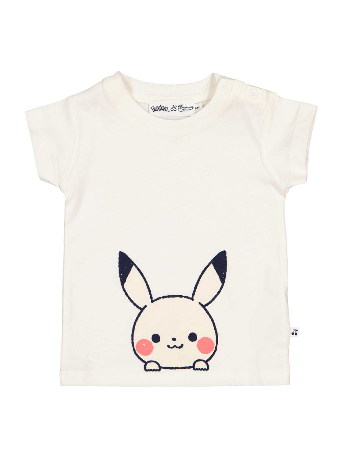 Bonpoint Kids t-shirt TOM | Pokémon Capsule White in White 6908353791-1.jpg | NICKIS.com