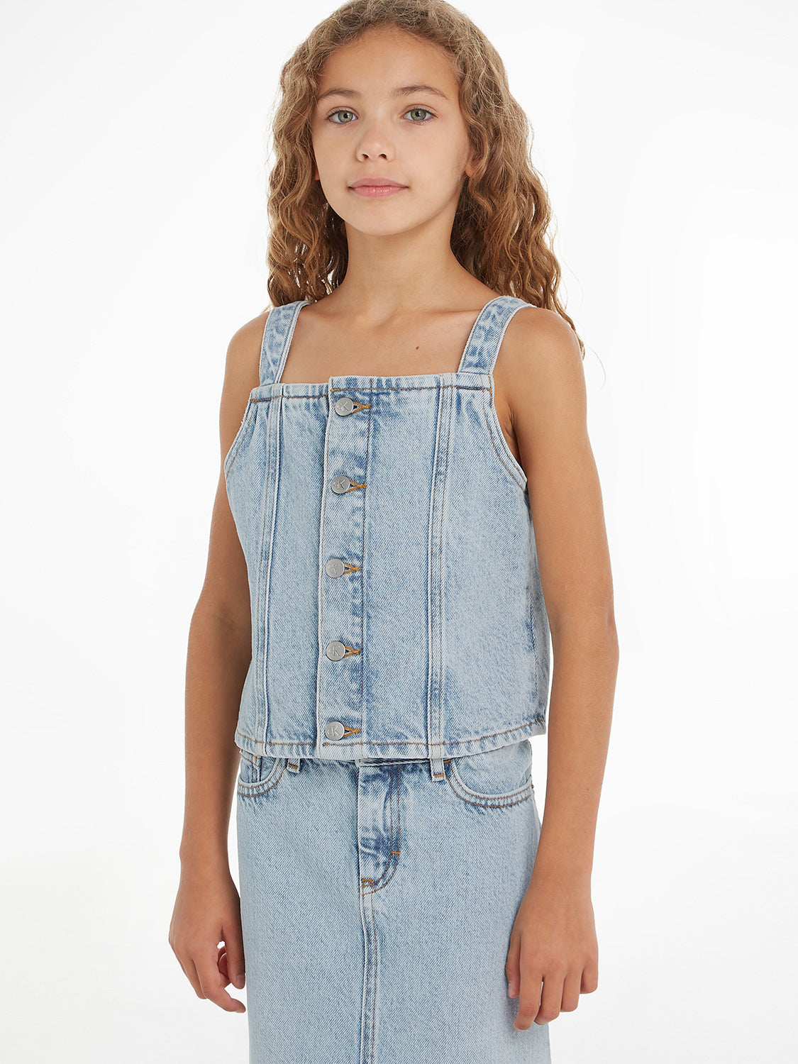 Calvin Klein Kids top Blue in Blue 6908371627-2.jpg | NICKIS.com