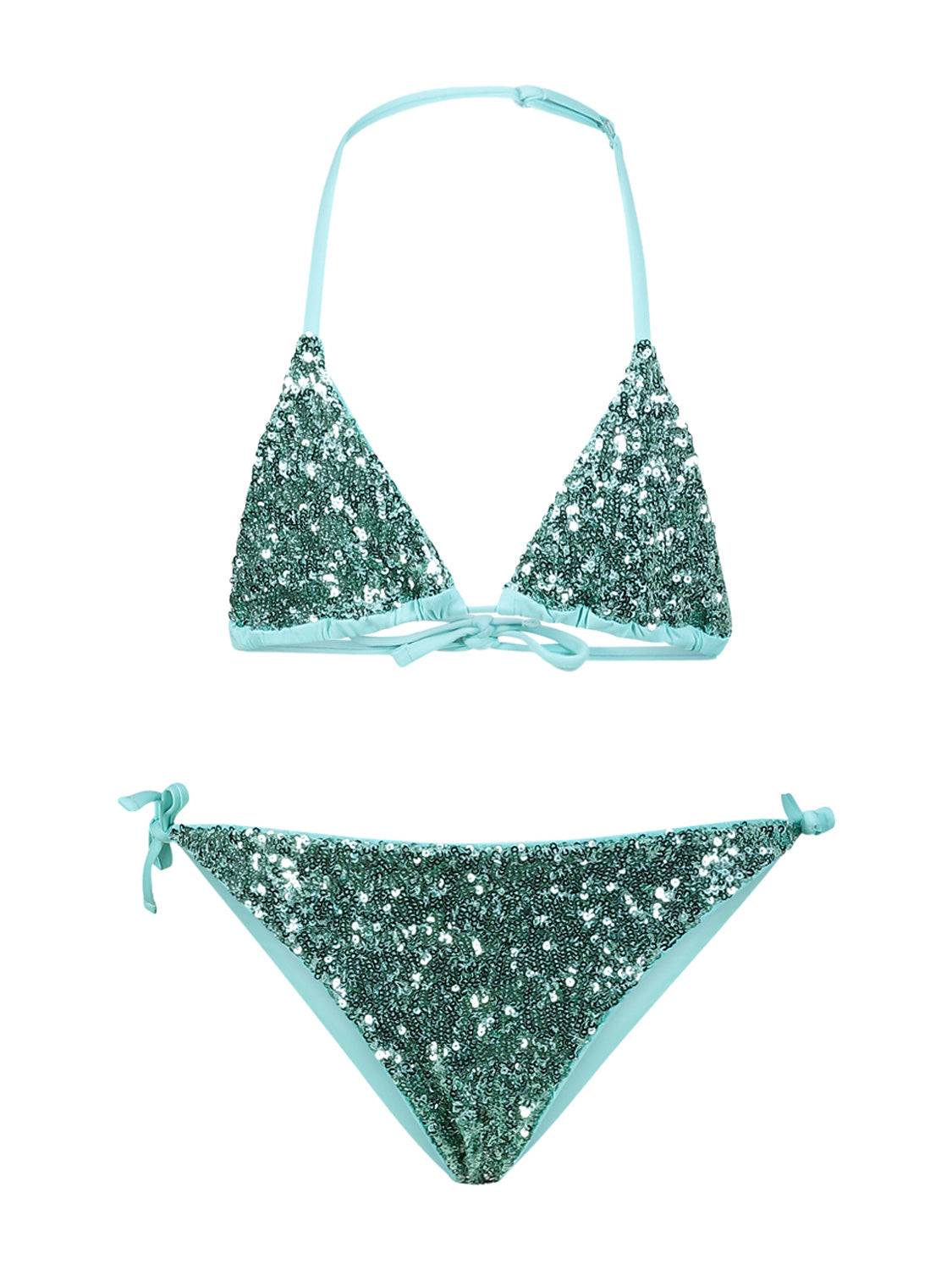 Sundek Kids bikini Turquoise in Turquoise 6908482418-1.jpg | NICKIS.com