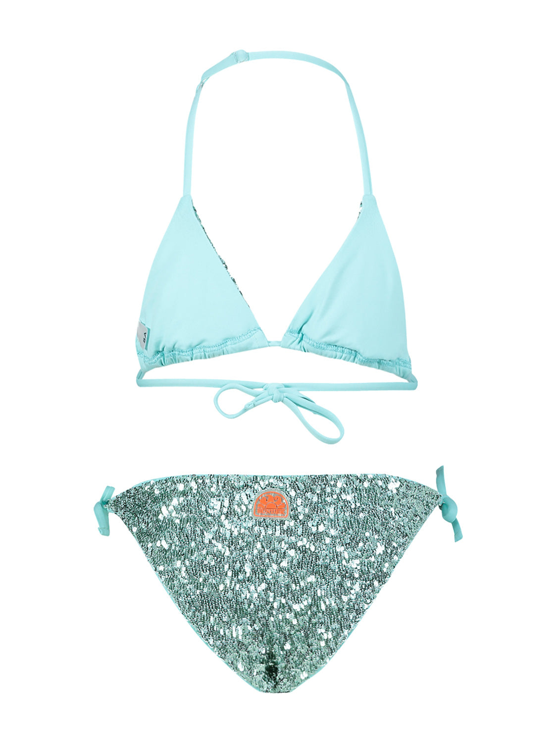 Sundek Kids bikini Turquoise in Turquoise 6908482418-4.jpg | NICKIS.com