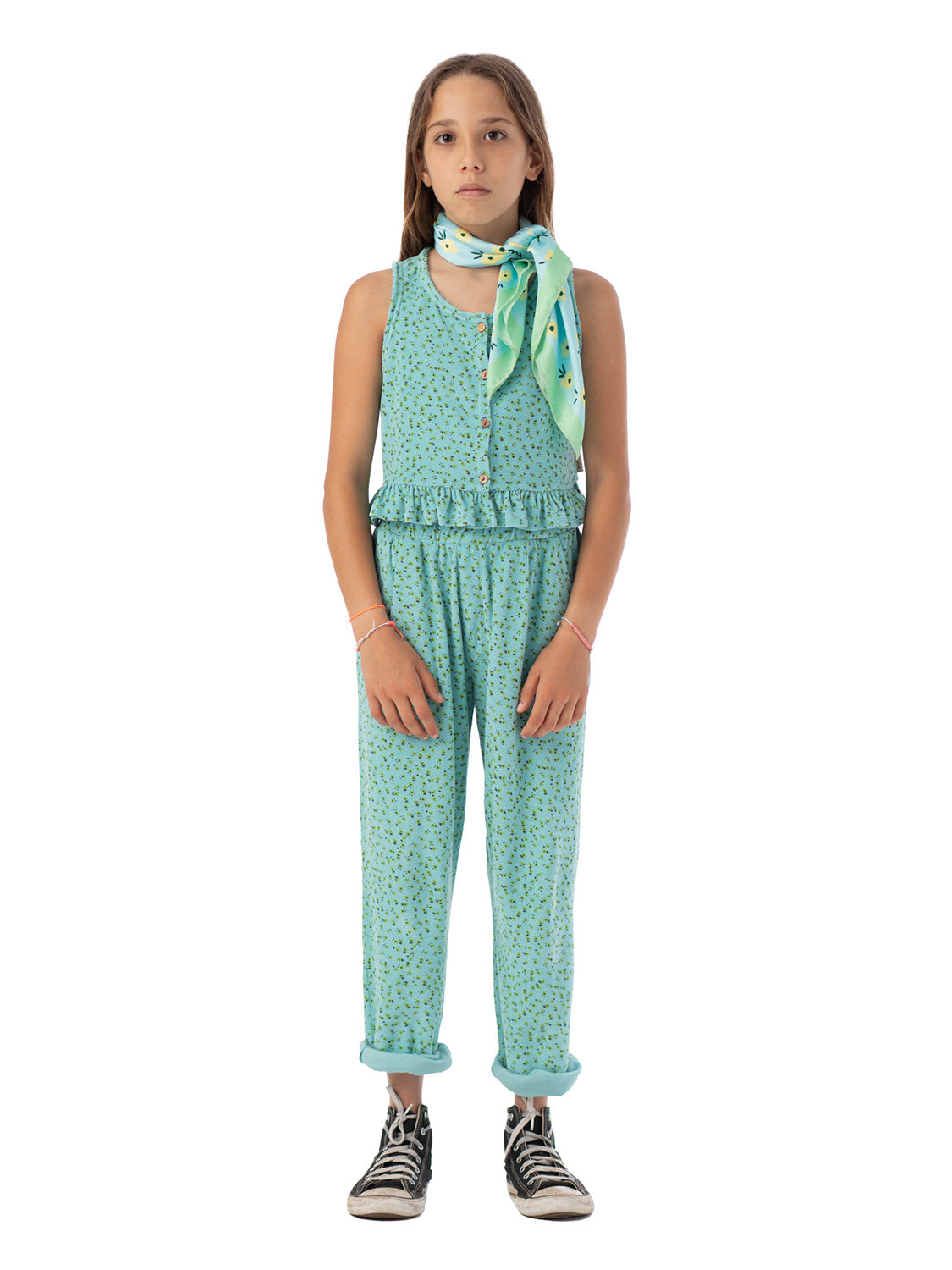 Piupiuchick Kids top Turquoise in Turquoise 6908535944-2.jpg | NICKIS.com