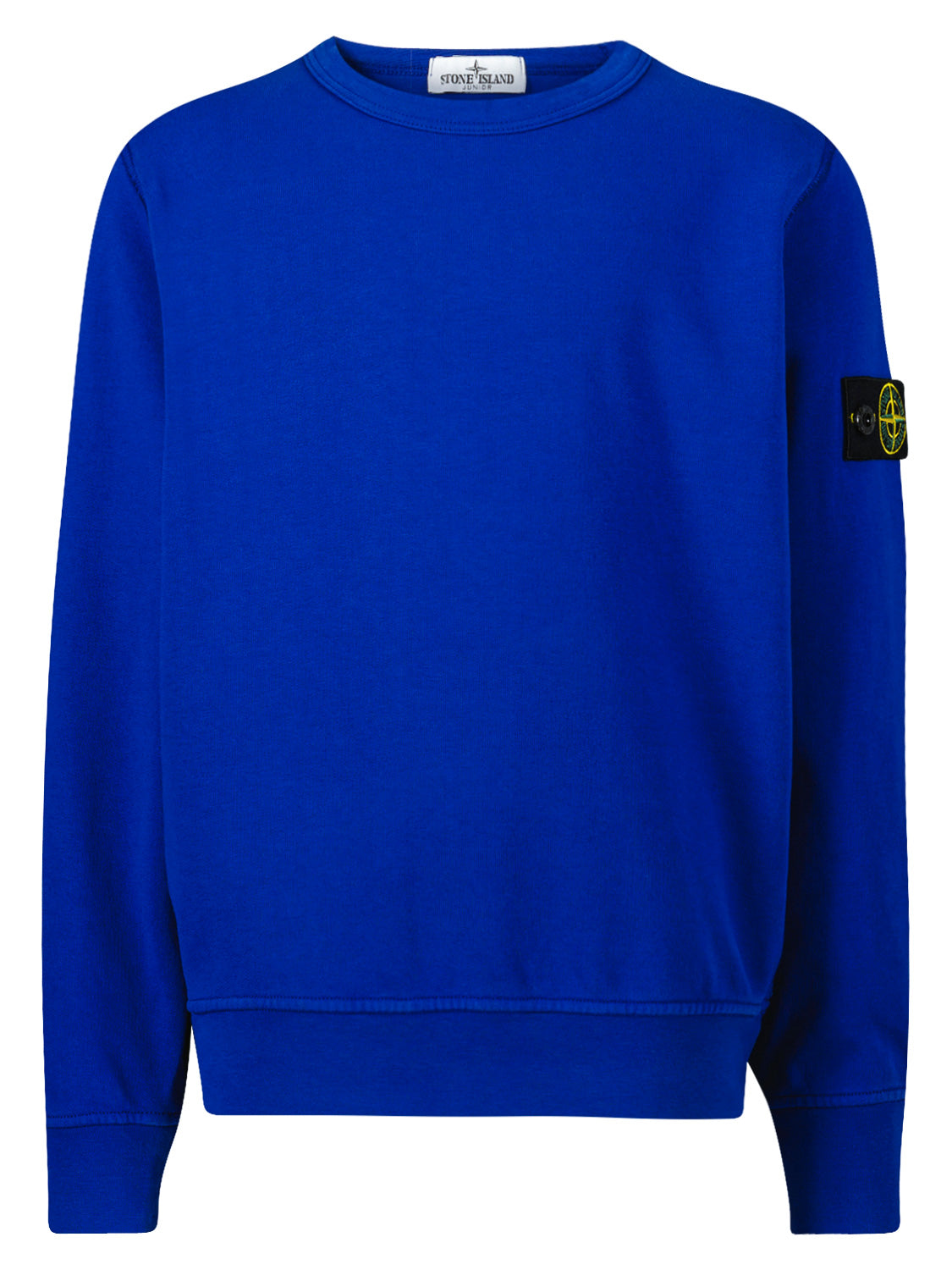 STONE ISLAND JUNIOR Kids Sweatshirt Blue in Blue 6908568394-1.jpg | NICKIS.com