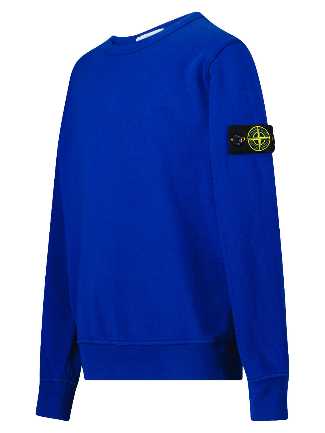 STONE ISLAND JUNIOR Kids Sweatshirt Blue in Blue 6908568394-4.jpg | NICKIS.com