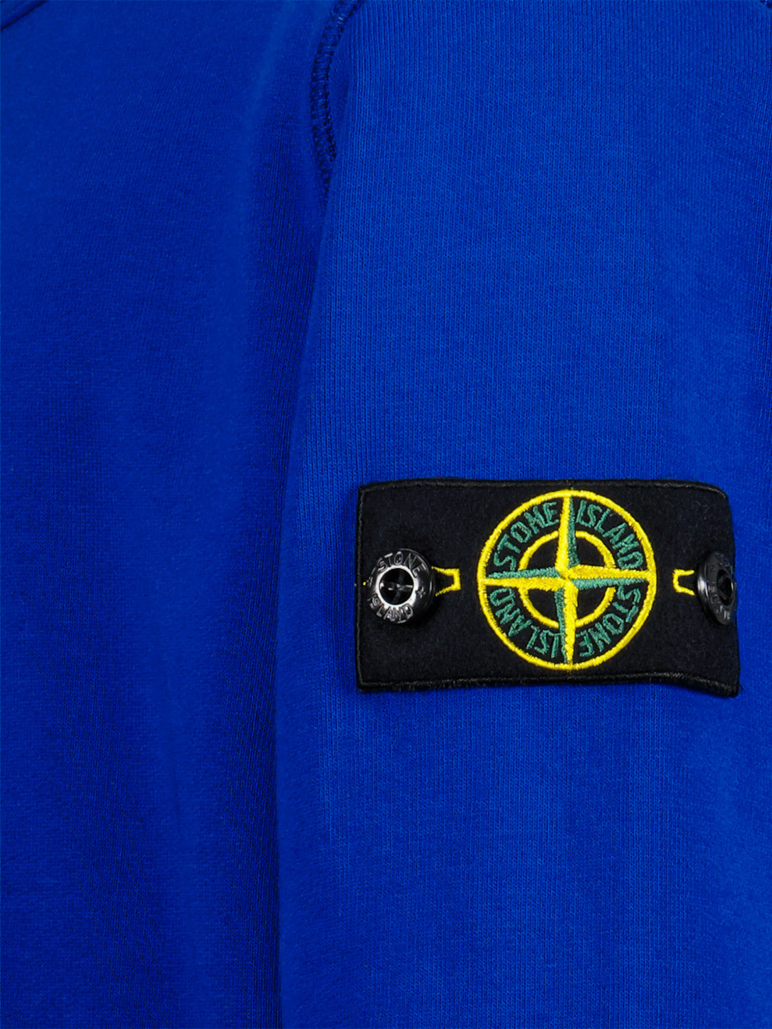 STONE ISLAND JUNIOR Kids Sweatshirt Blue in Blue 6908568394-6.jpg | NICKIS.com