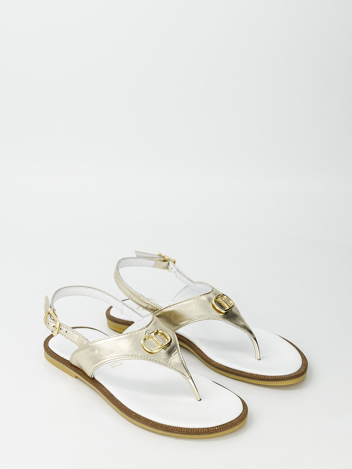 TWINSET Kids sandals Gold in Gold 6908656074-5.jpg | NICKIS.com