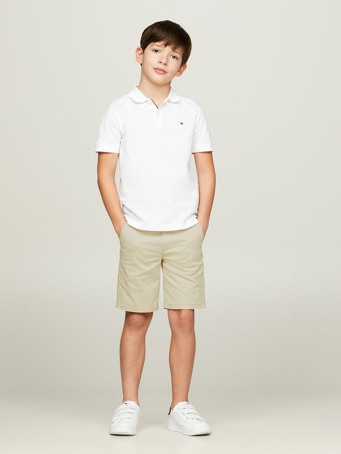 Tommy Hilfiger Kids Shorts 1985 Chino Beige in Beige 6908662885-2.jpg | NICKIS.com