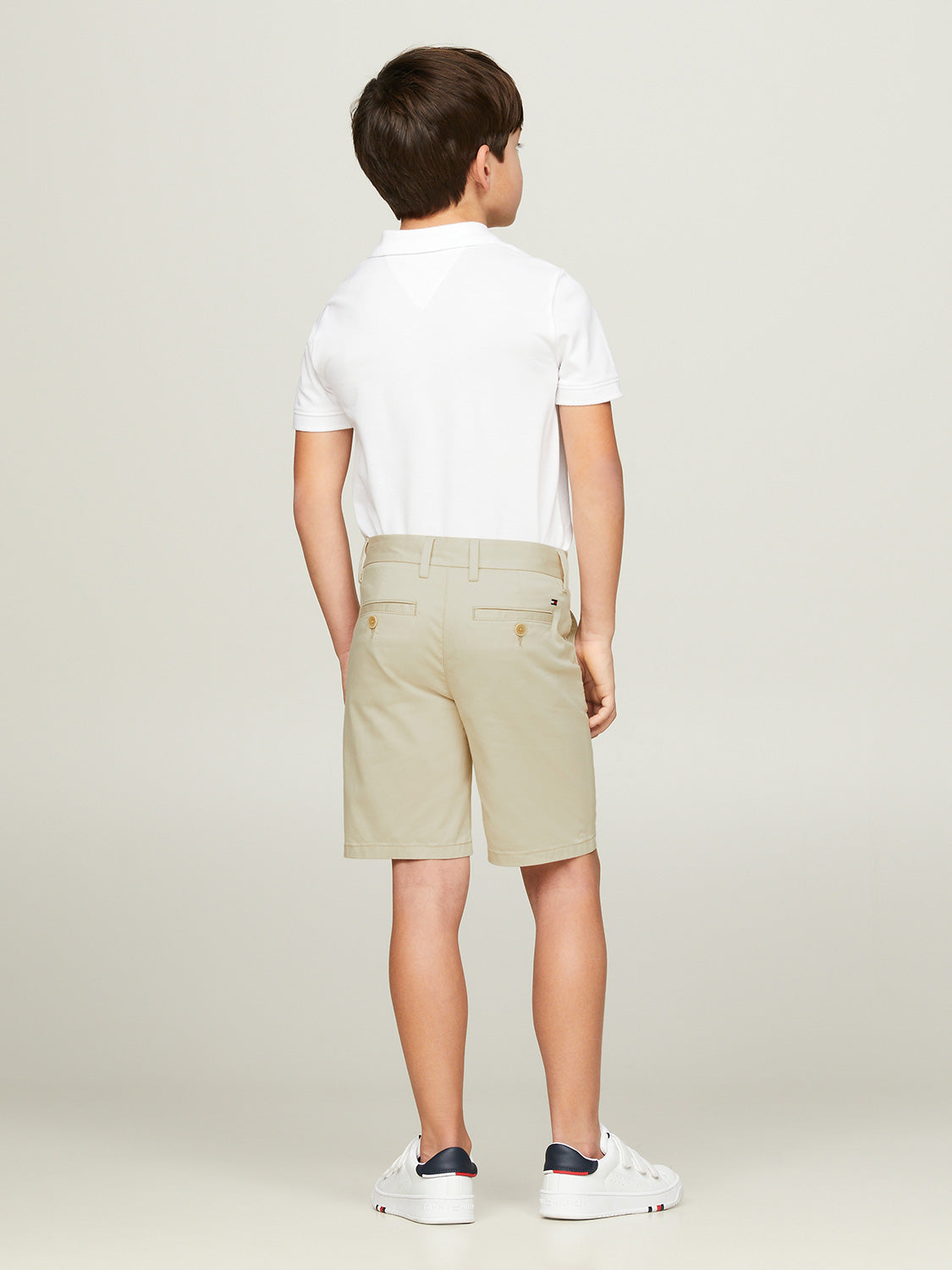 Tommy Hilfiger Kids Shorts 1985 Chino Beige in Beige 6908662885-3.jpg | NICKIS.com