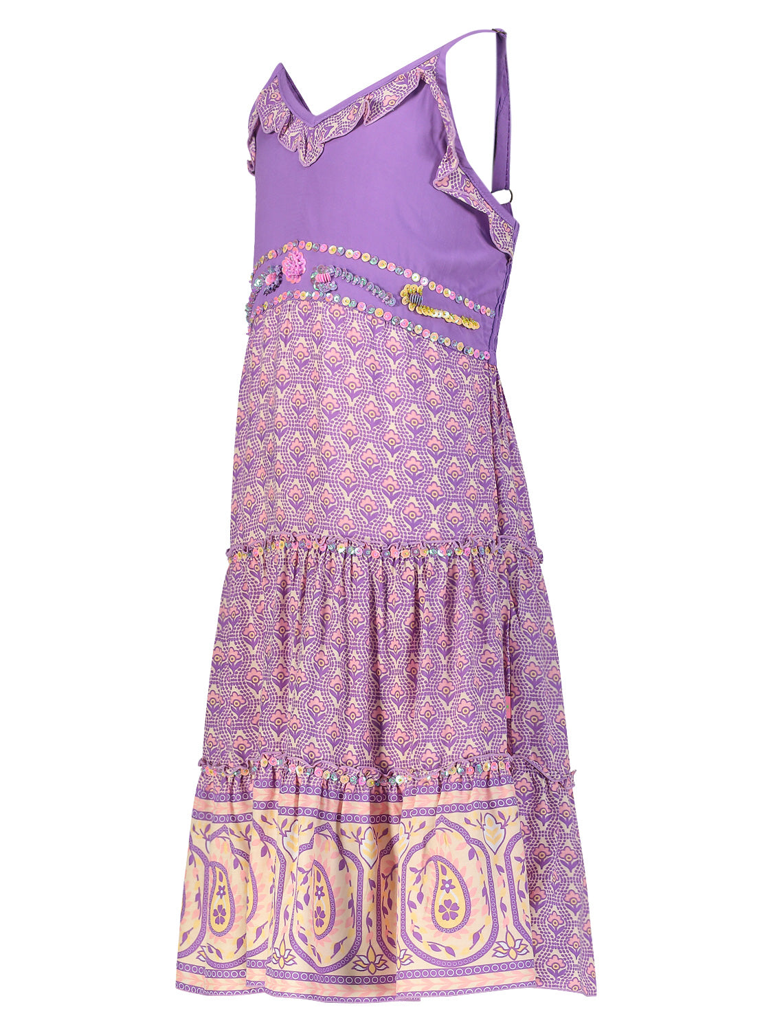 Spinach Mafia Kids dress Purple in Purple 6908694669-4.jpg | NICKIS.com