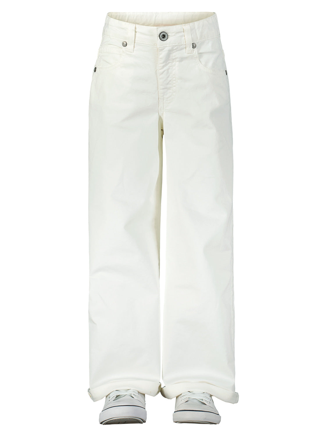 PLEASE - THE TROUSERS Kids pants White in White 6908773275-4.jpg | NICKIS.com