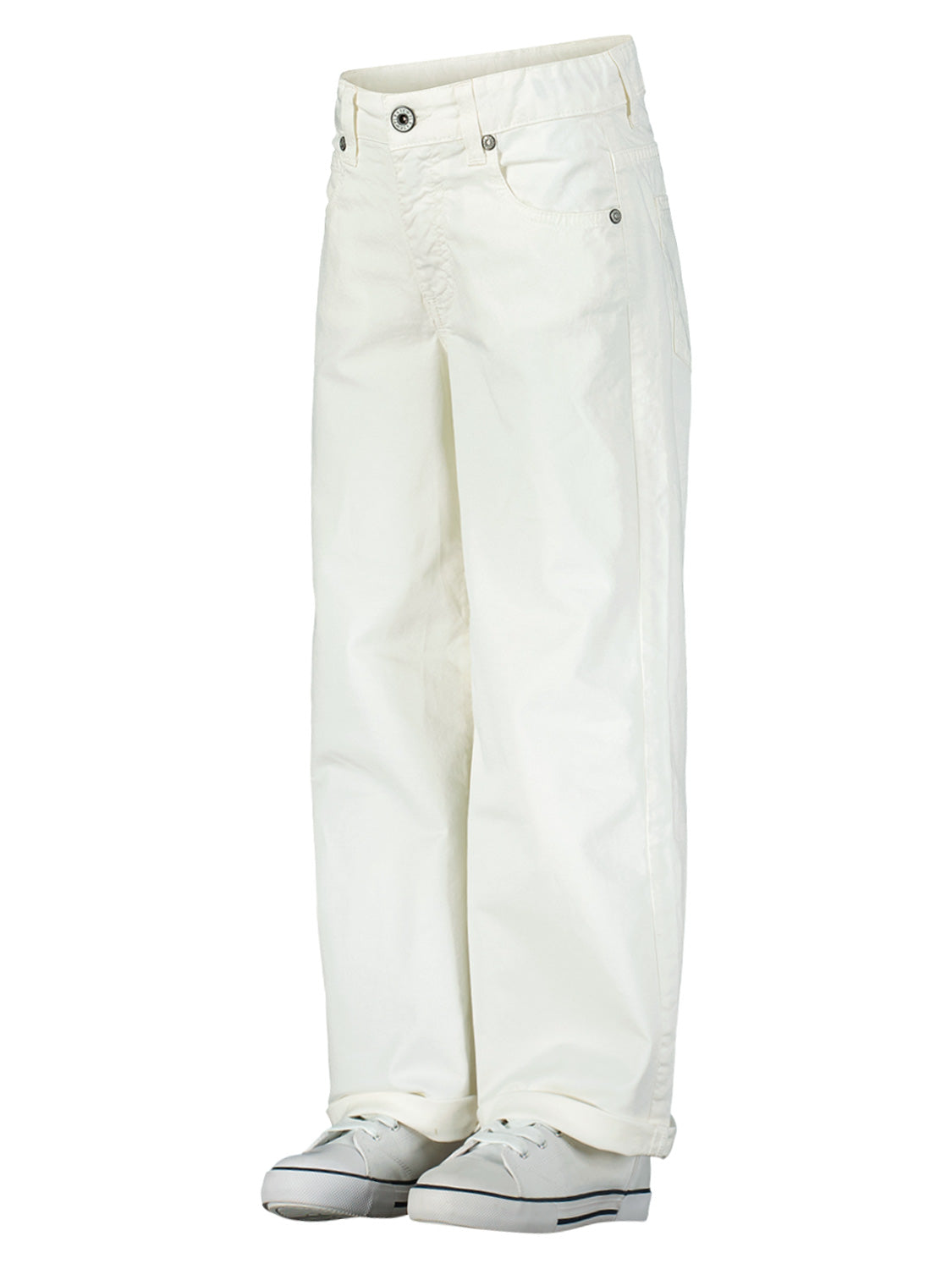 PLEASE - THE TROUSERS Kids pants White in White 6908773275-5.jpg | NICKIS.com