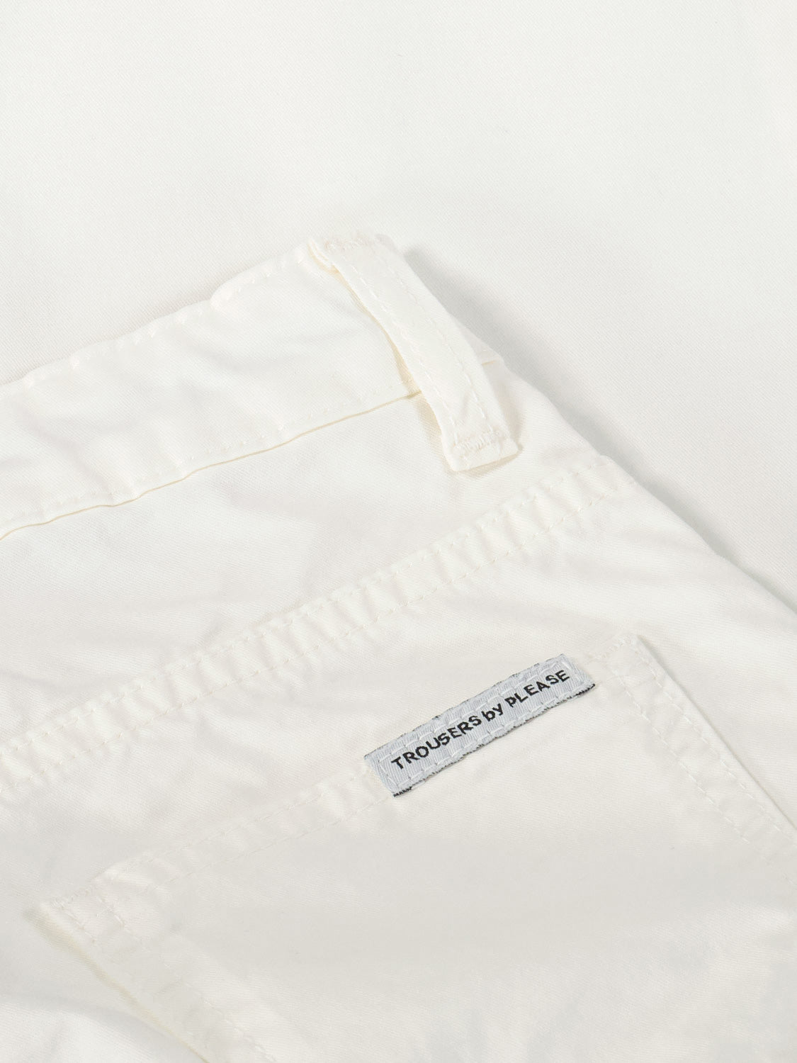 PLEASE - THE TROUSERS Kids pants White in White 6908773275-7.jpg | NICKIS.com