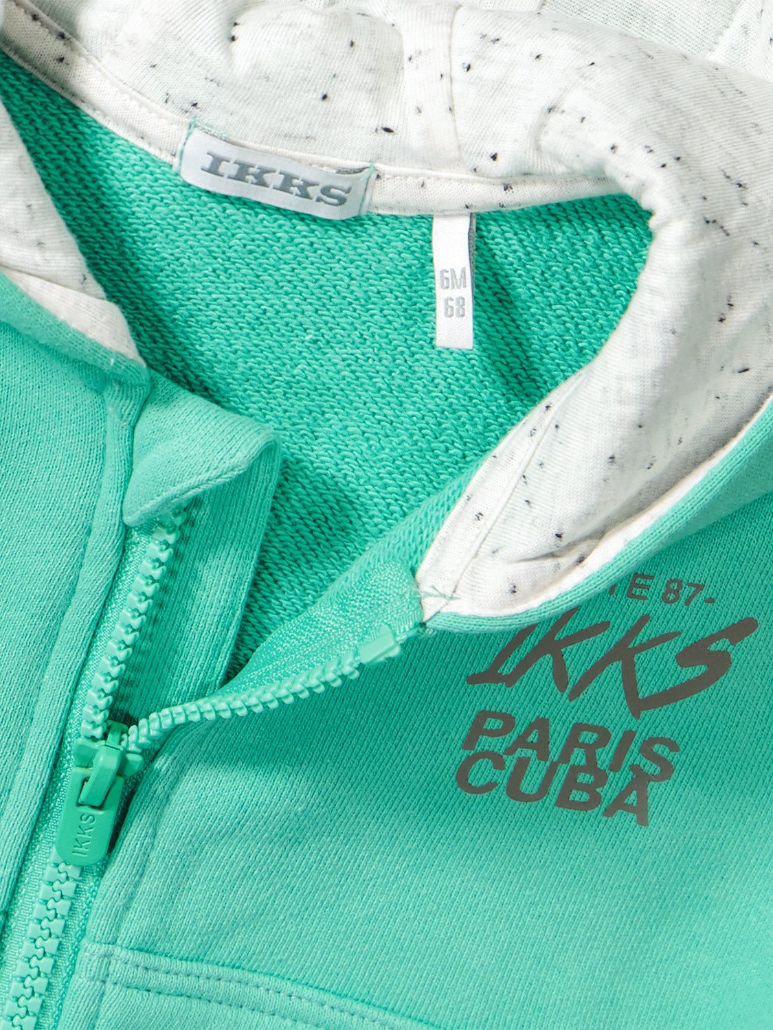 IKKS Kids Sweat Jacket Turquoise in Turquoise 6908775214-6.jpg | NICKIS.com