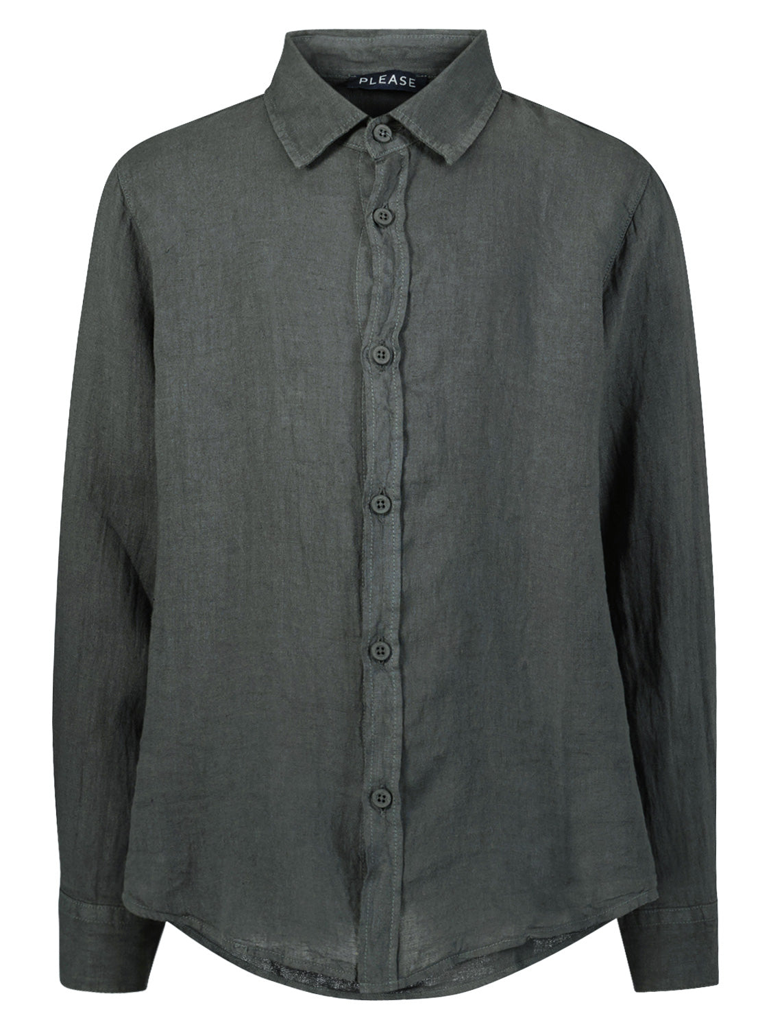 PLEASE - THE TROUSERS Kids shirt Anthracite Grey in Anthracite Grey 6908798039-1.jpg | NICKIS.com