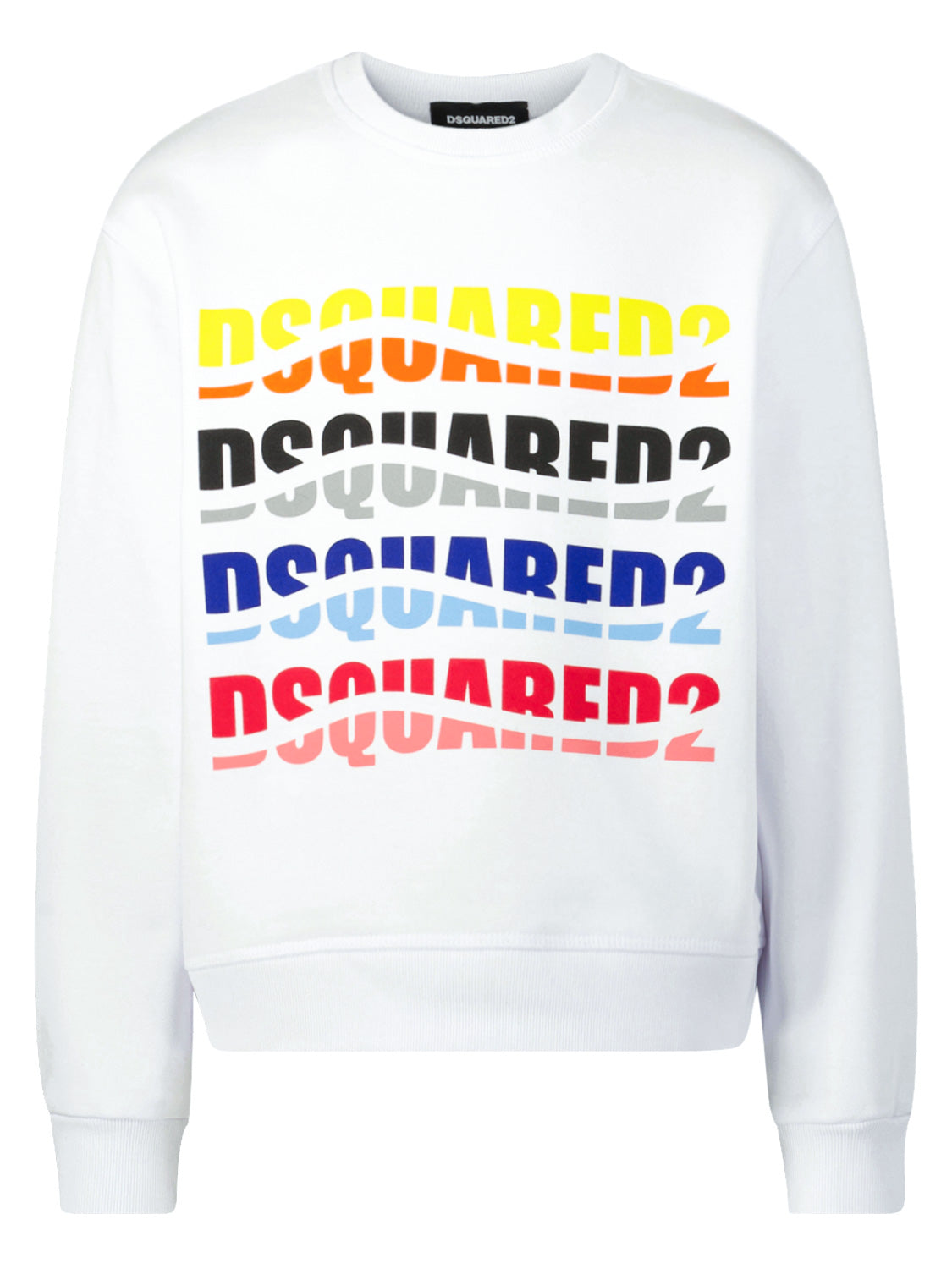 DSQUARED2 Kids Sweatshirt Relax White in White 6908803919-1.jpg | NICKIS.com