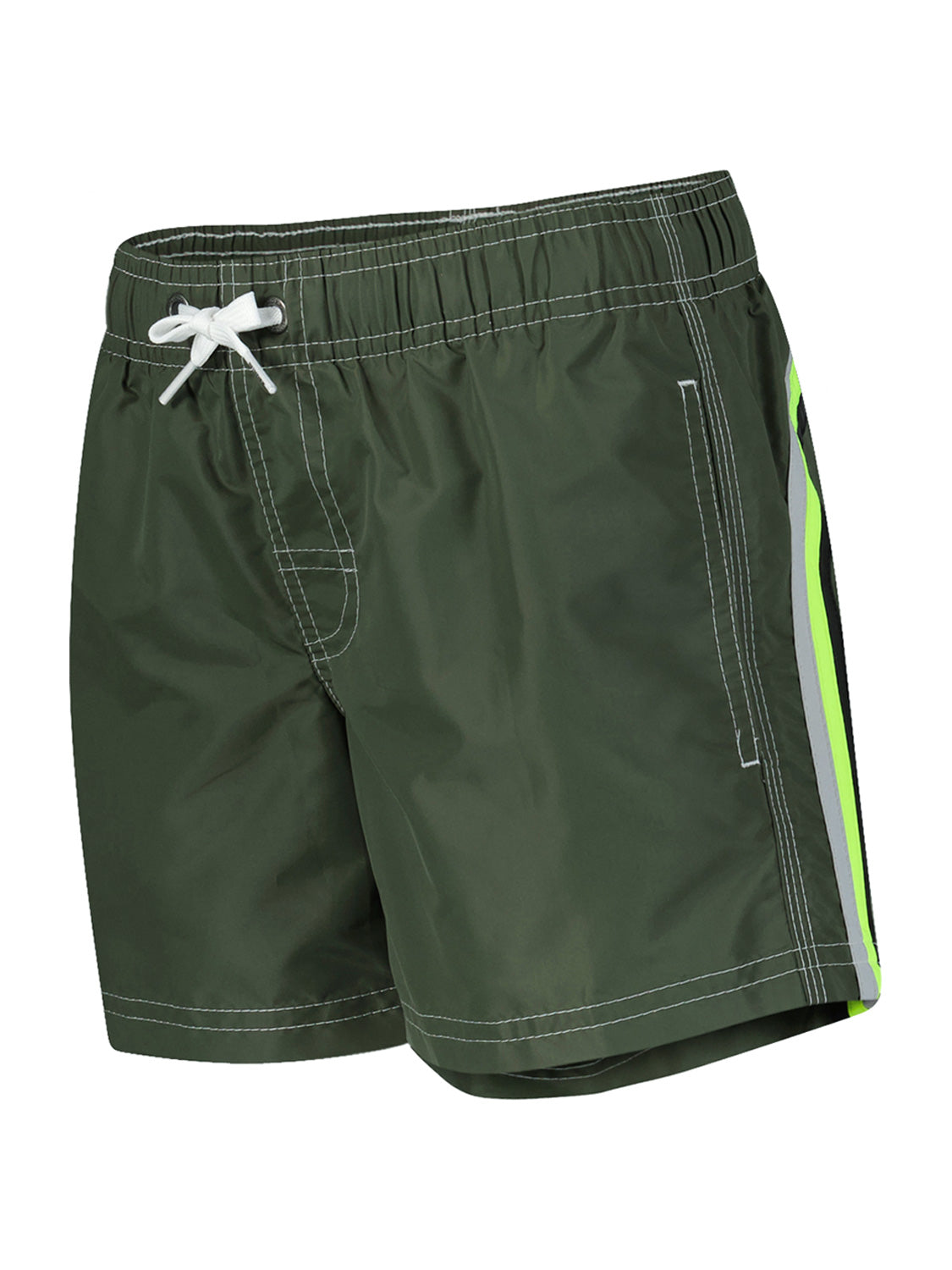 Sundek Kids swim shorts Olive Green in Olive Green 6908884111-4.jpg | NICKIS.com