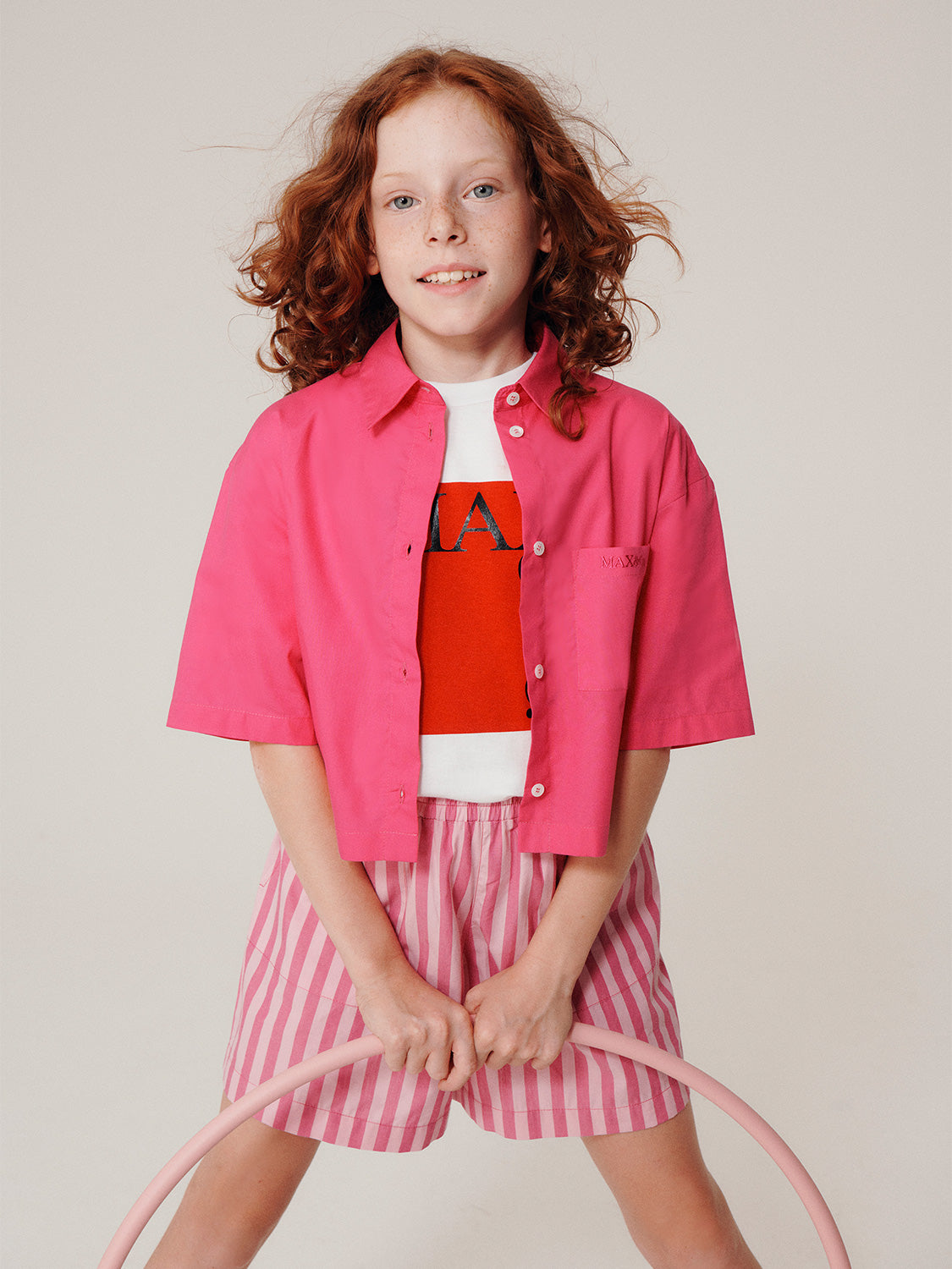 MAX&Co. Kids shirt Fuchsia in Fuchsia 6909087734-2.jpg | NICKIS.com