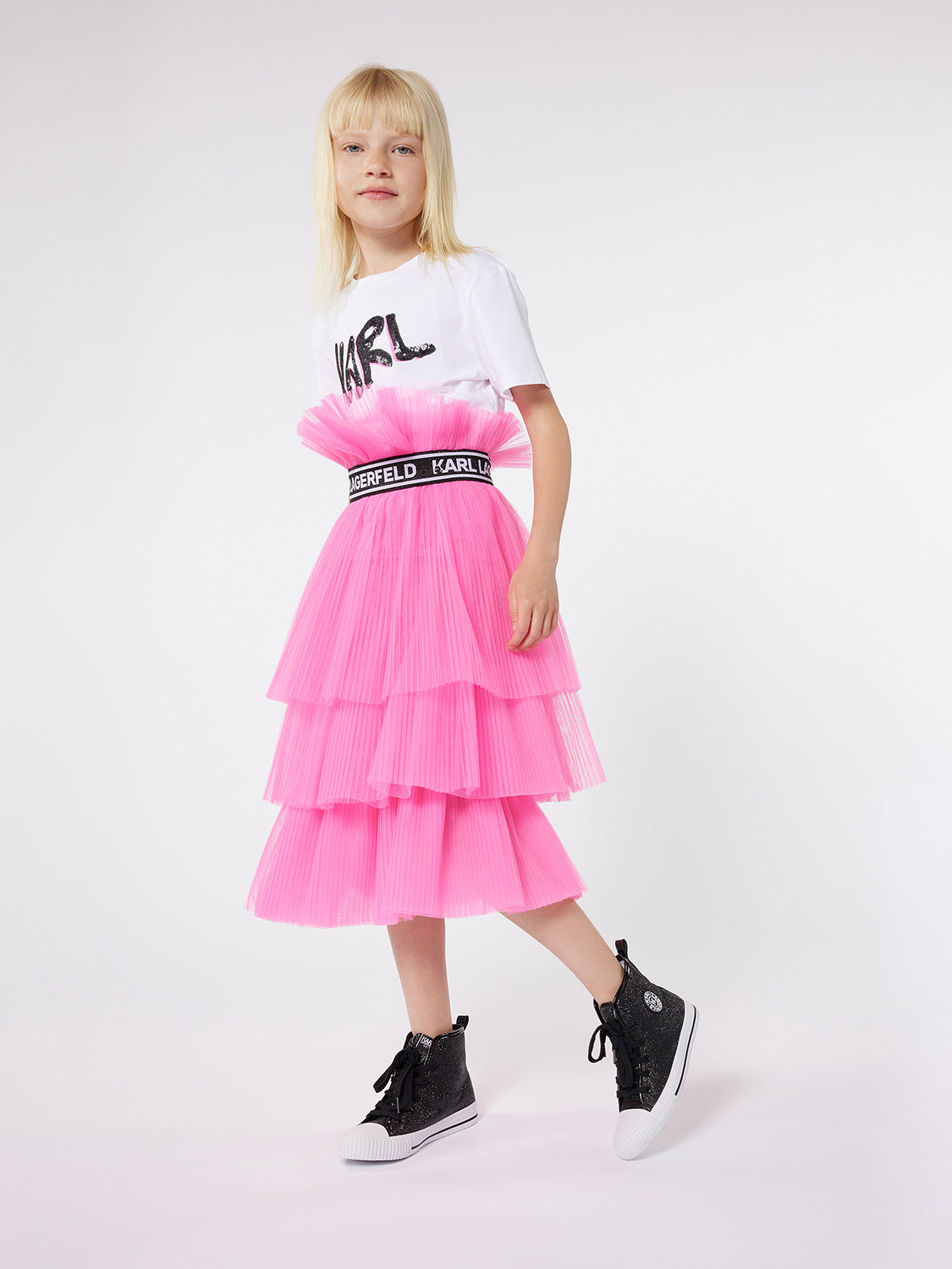 Karl Lagerfeld Kids skirt Fuchsia in Fuchsia 6909169095-2.jpg | NICKIS.com