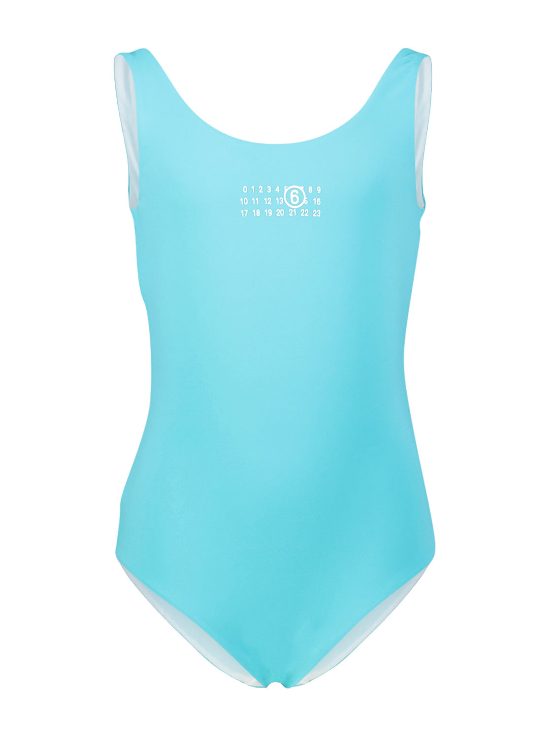 MM6 Maison Margiela Kids swimsuit Turquoise in Turquoise 6909220649-1.jpg | NICKIS.com