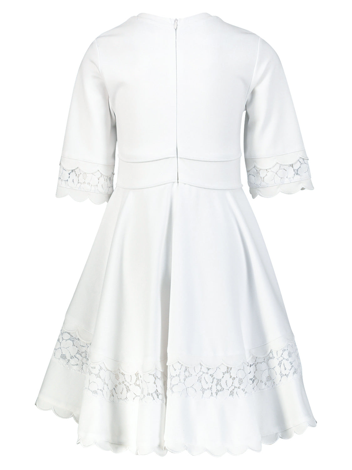 TWINSET Kids dress White in White 6909235491-5.jpg | NICKIS.com