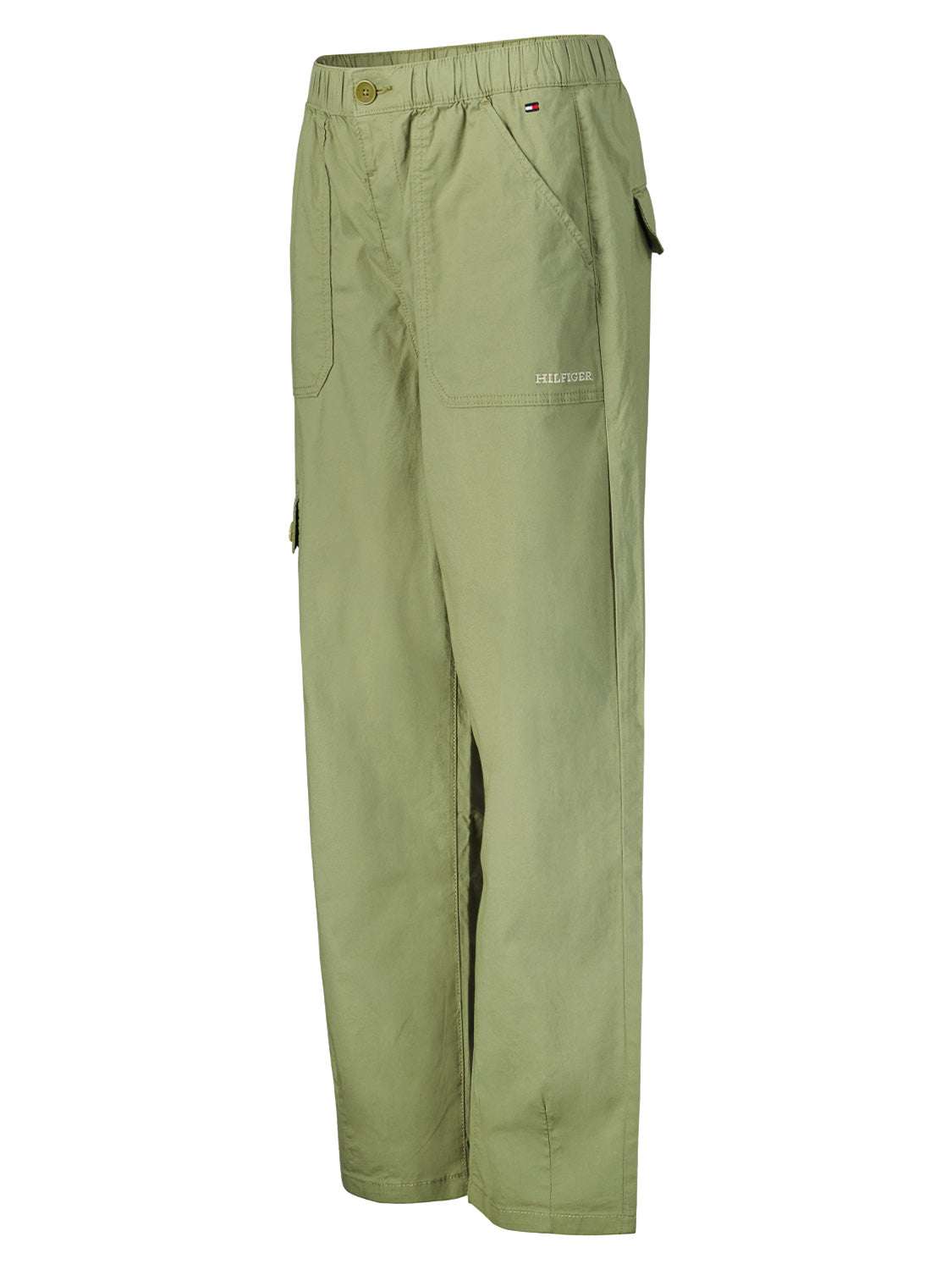 Tommy Hilfiger Kids pants Woven Wide Pocket Olive Green in Olive Green 6909343306-4.jpg | NICKIS.com