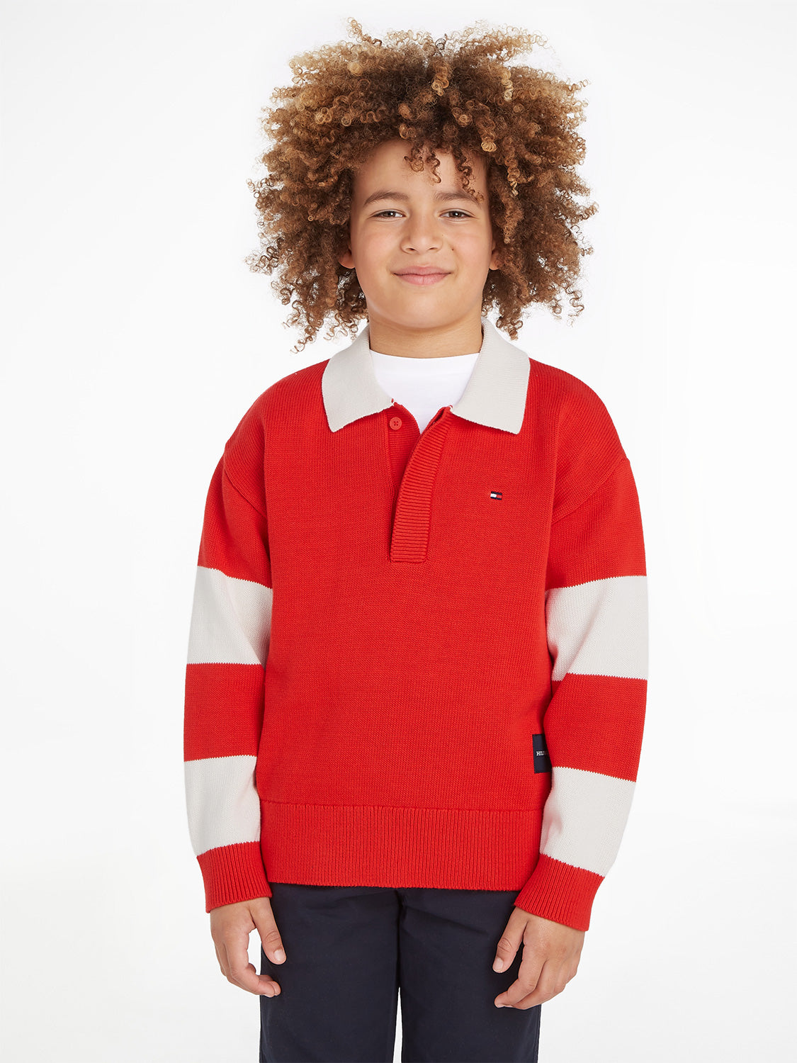 Tommy Hilfiger Kids Sweaters Red in Red 6909413479-2.jpg | NICKIS.com