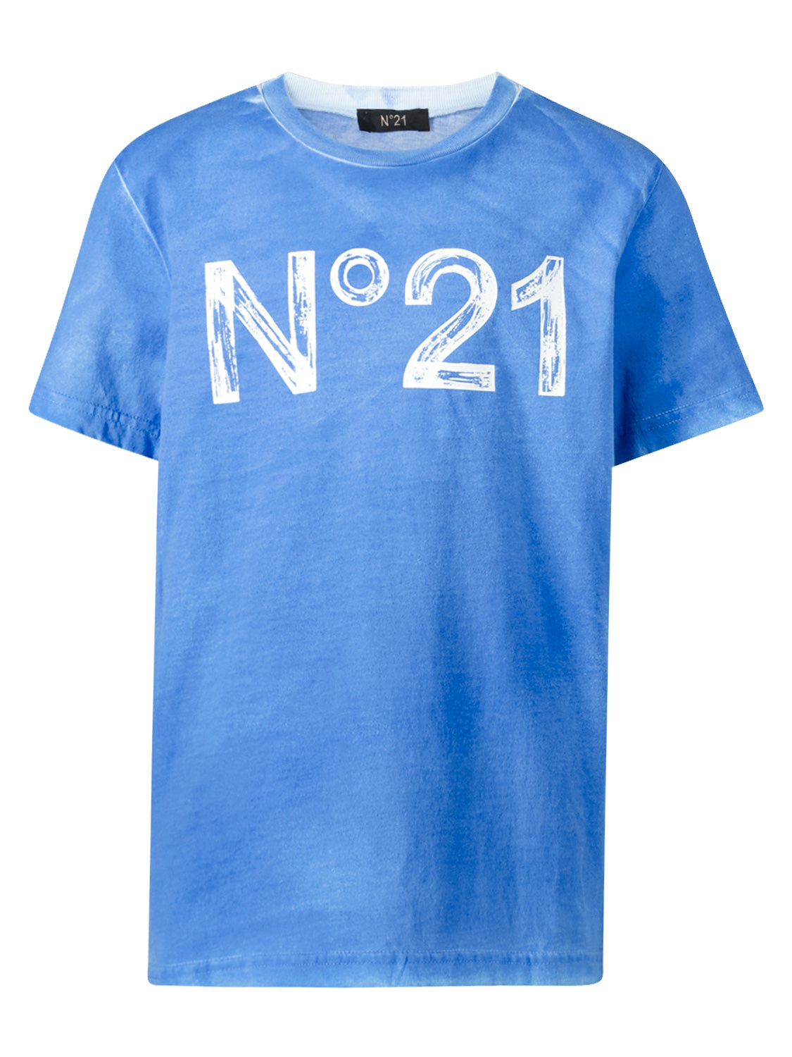 N°21 Kids t-shirt Blue in Blue 6909460712-1.jpg | NICKIS.com