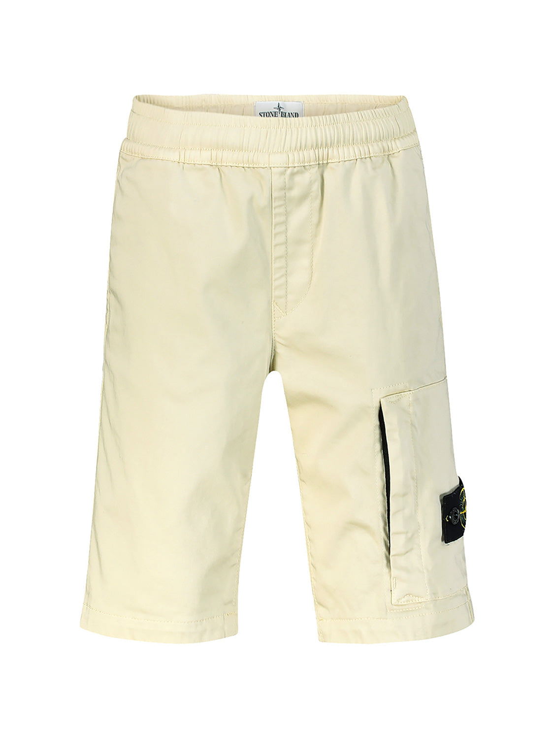 STONE ISLAND JUNIOR Kids Shorts Beige in Beige 6909482955-1.jpg | NICKIS.com