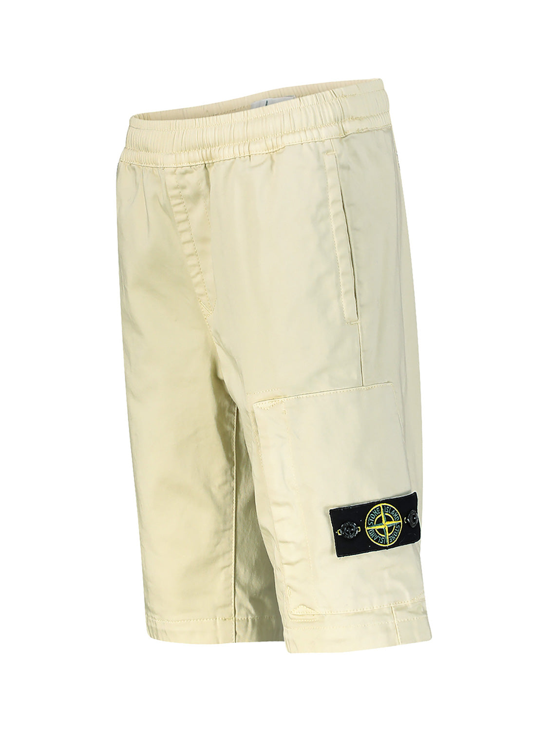 STONE ISLAND JUNIOR Kids Shorts Beige in Beige 6909482955-4.jpg | NICKIS.com