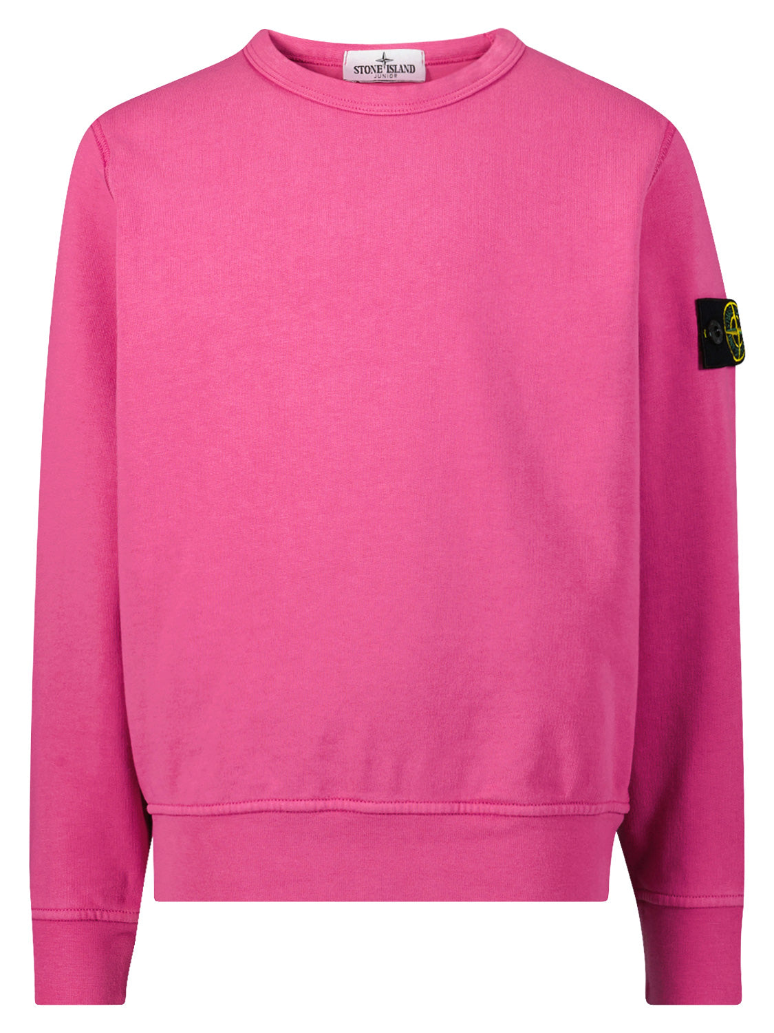 STONE ISLAND JUNIOR Kids Sweatshirt Fuchsia in Fuchsia 6909578394-1.jpg | NICKIS.com