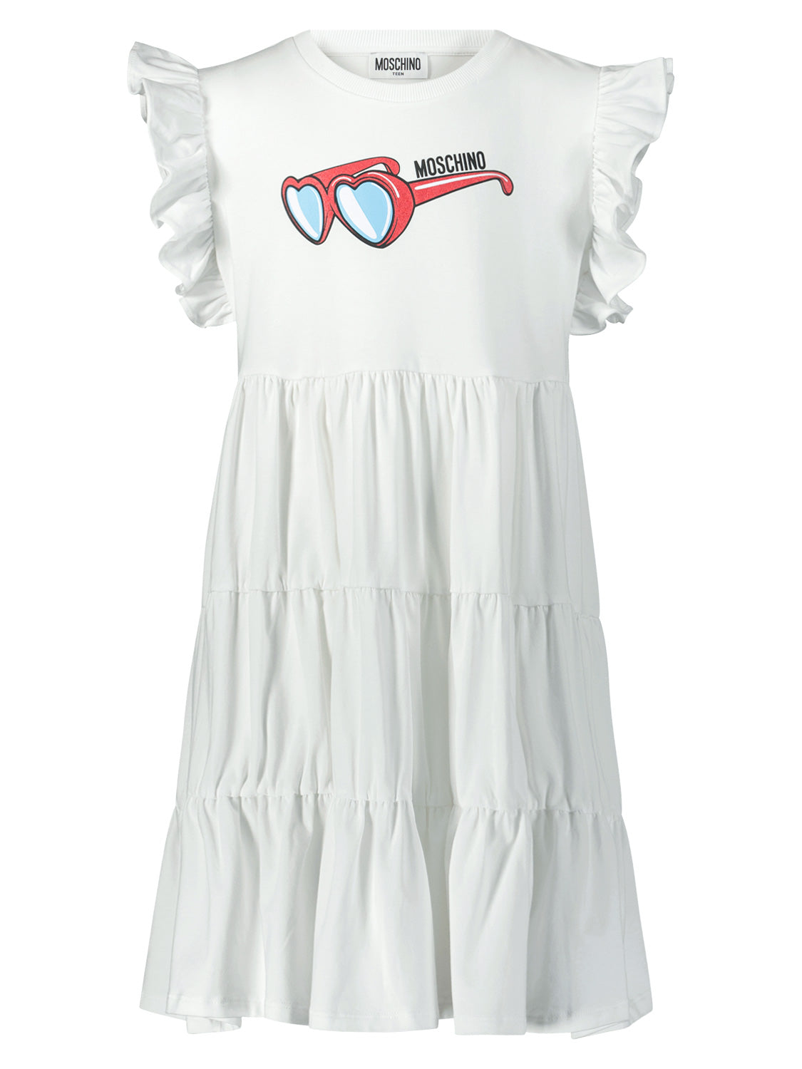 Moschino Kids dress White in White 6909655823-1.jpg | NICKIS.com