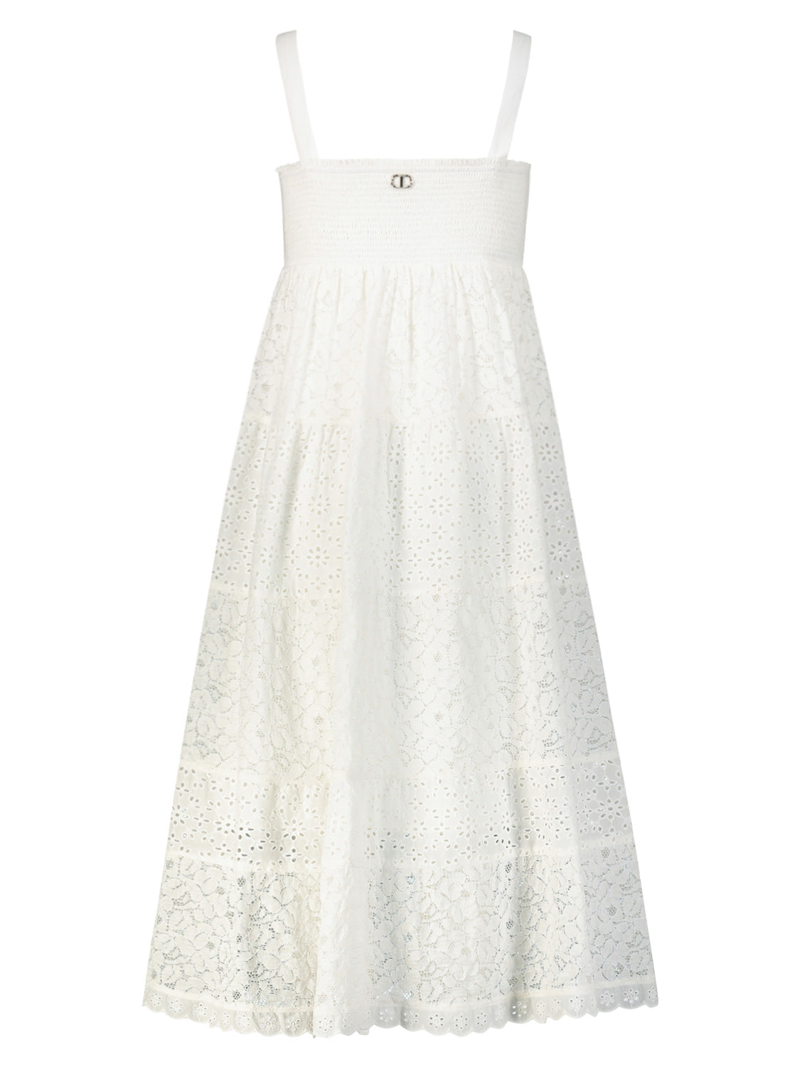 TWINSET Kids dress White in White 6909693767-4.jpg | NICKIS.com