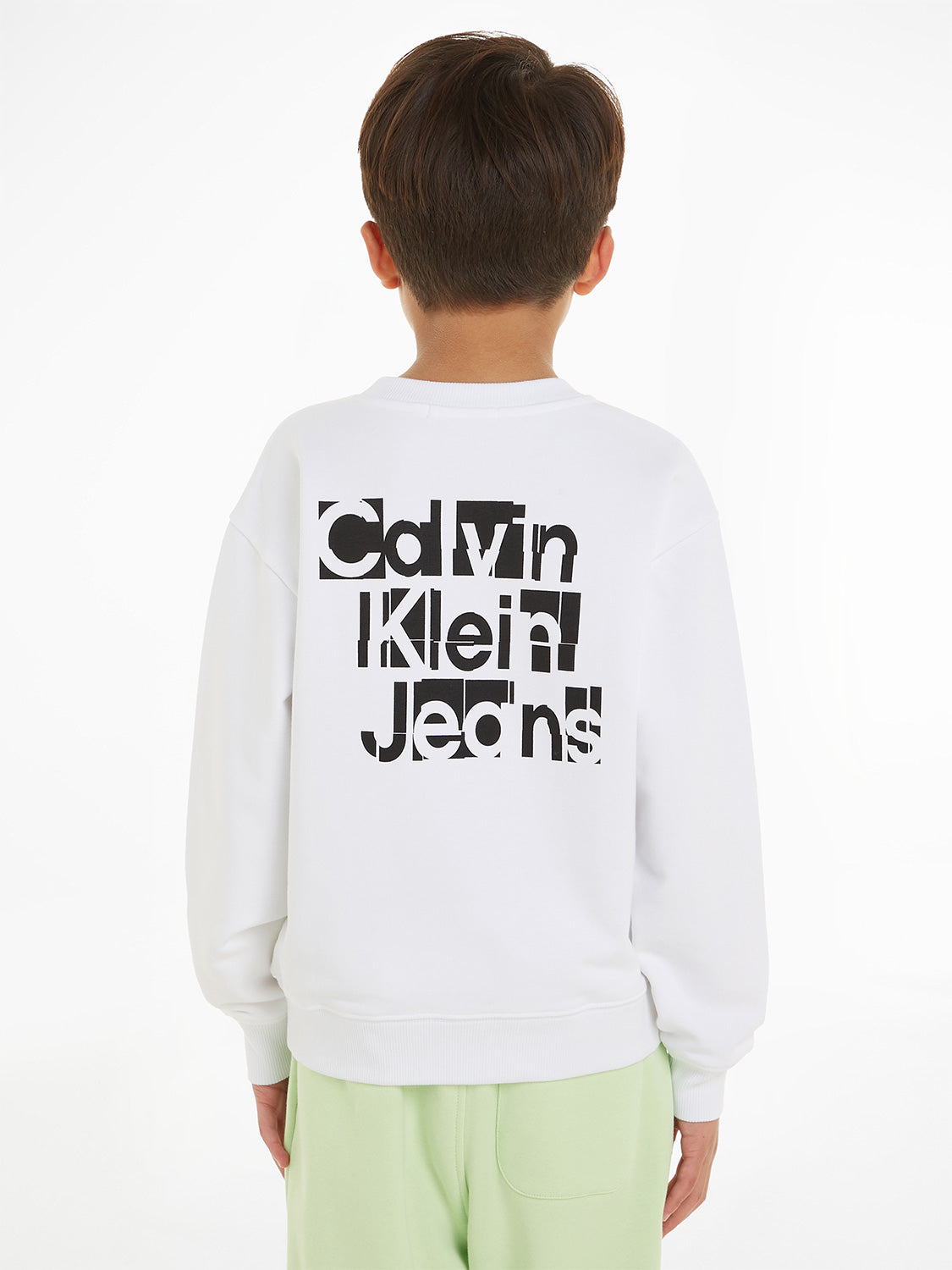 Calvin Klein Kids Sweatshirt White in White 6909763968-3.jpg | NICKIS.com