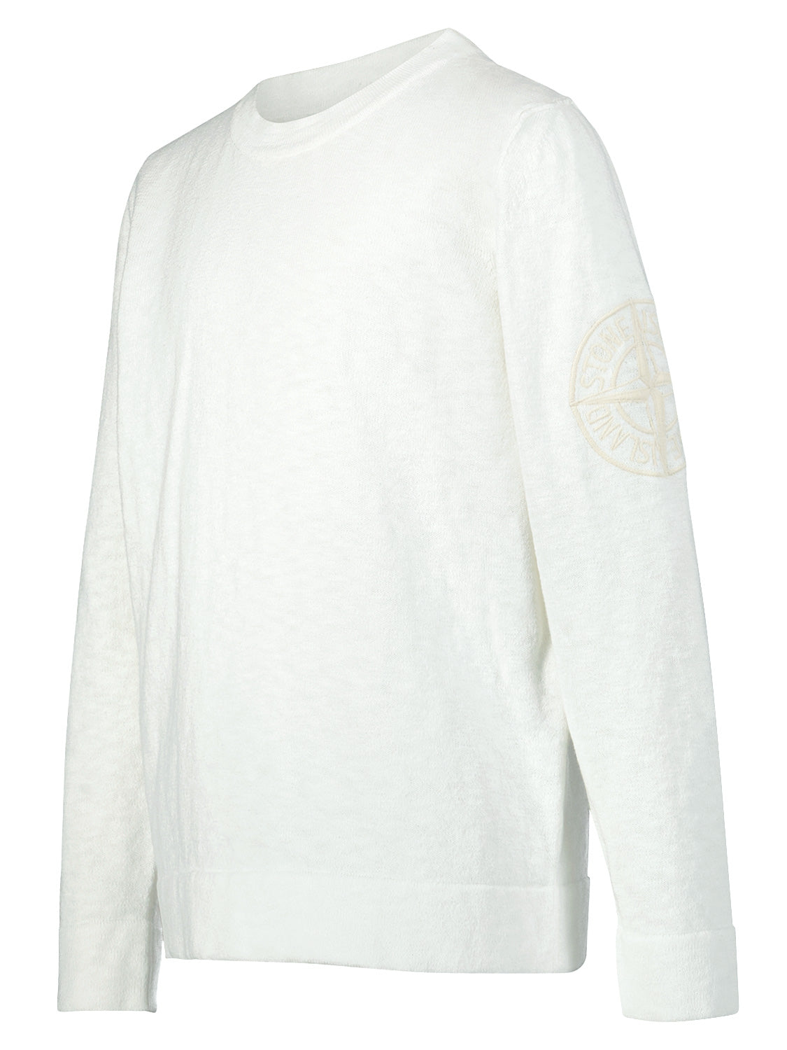 STONE ISLAND JUNIOR Kids Sweaters White in White 6909868902-4.jpg | NICKIS.com