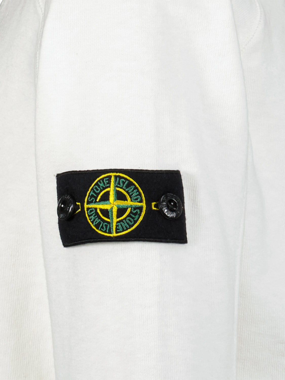 STONE ISLAND JUNIOR Kids Sweatshirt White in White 6909885405-6.jpg | NICKIS.com