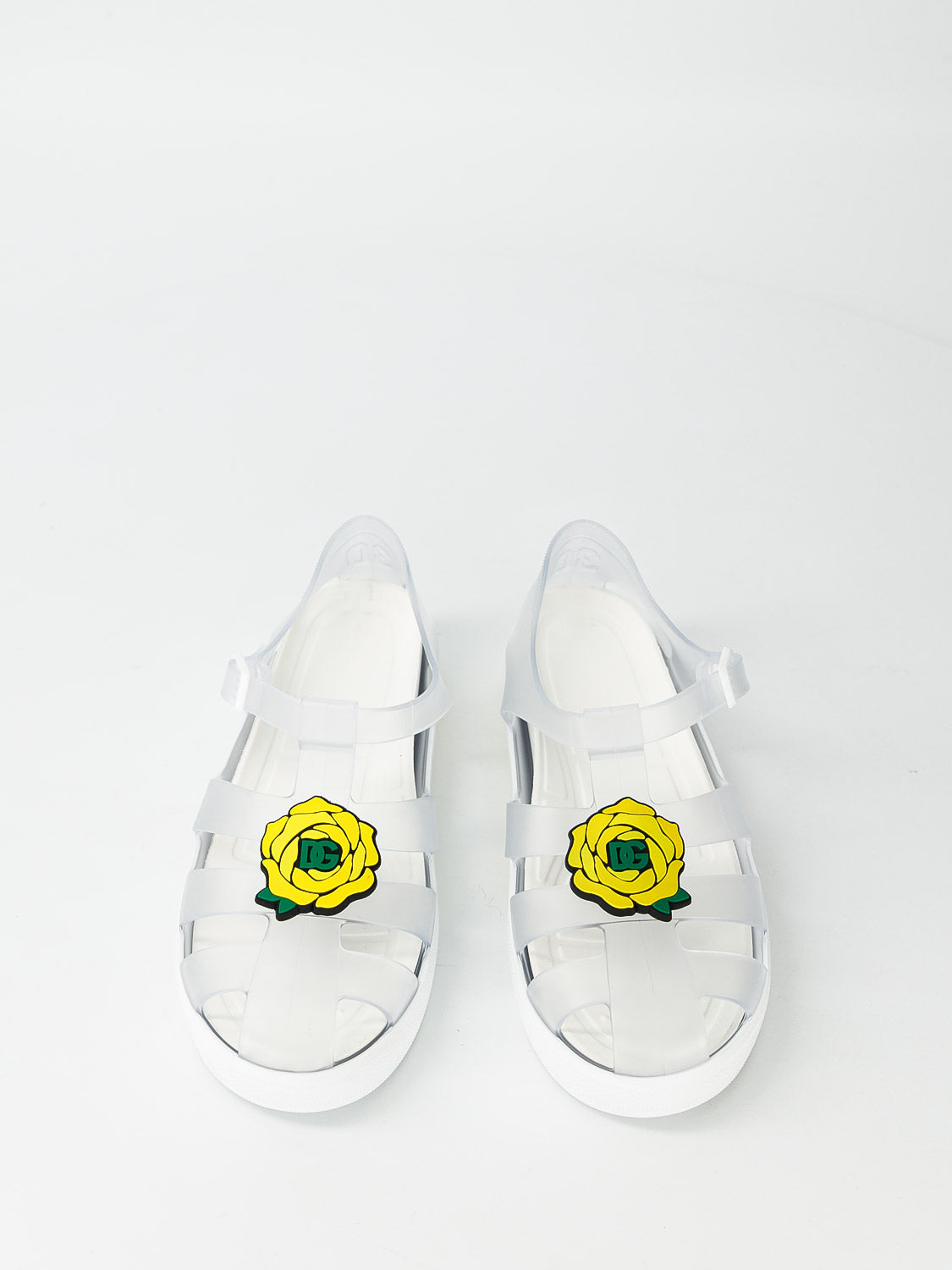 Dolce & Gabbana Kids sandals White in White 6909954929-4.jpg | NICKIS.com