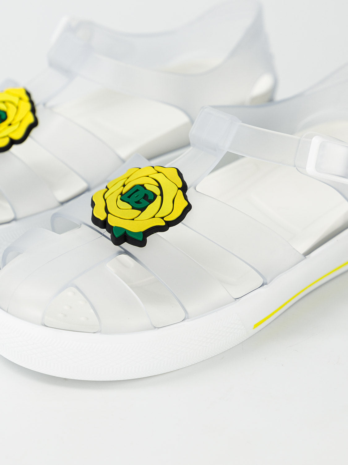 Dolce & Gabbana Kids sandals White in White 6909954929-7.jpg | NICKIS.com